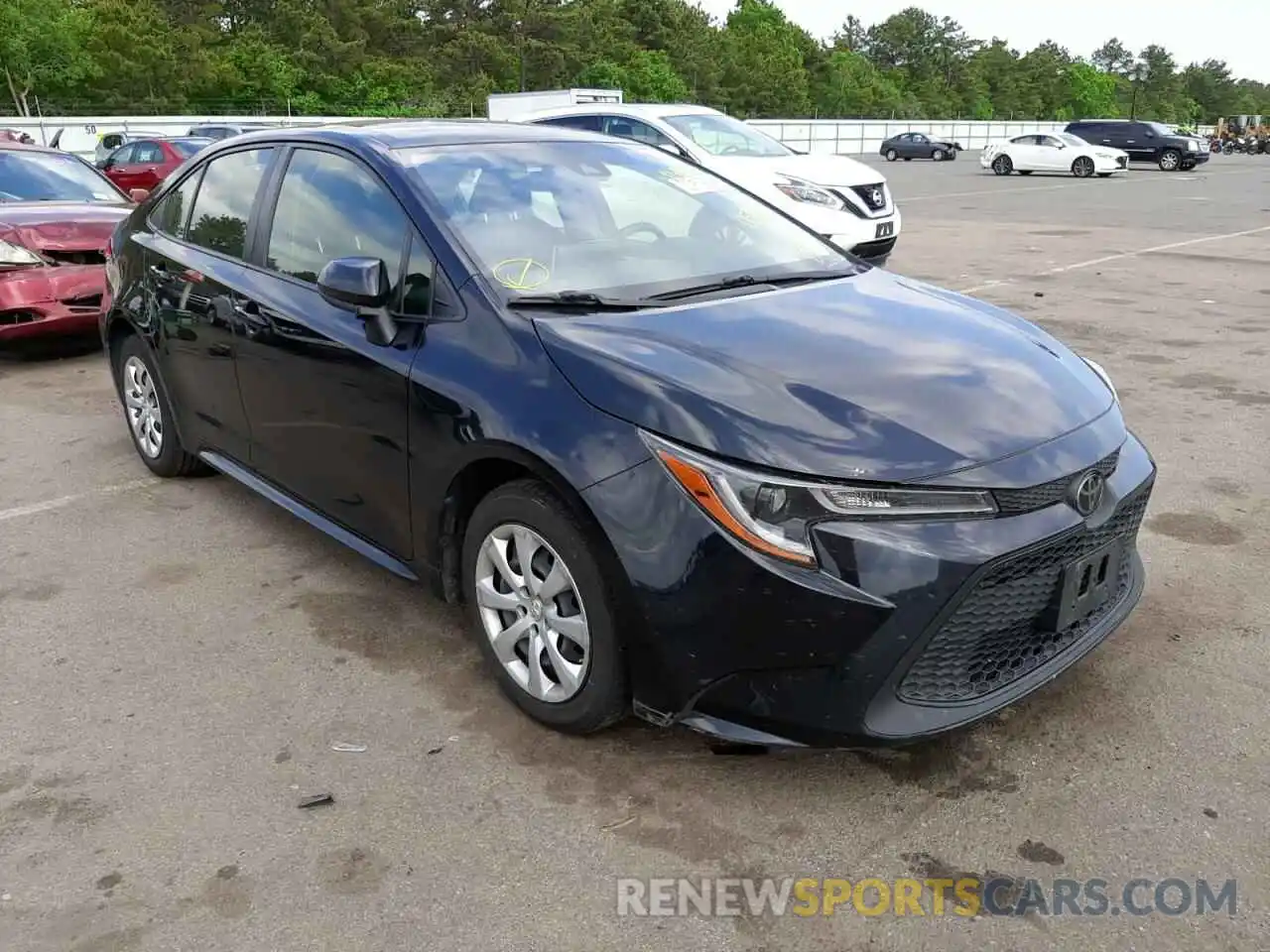 1 Photograph of a damaged car JTDEPRAE1LJ051263 TOYOTA COROLLA 2020