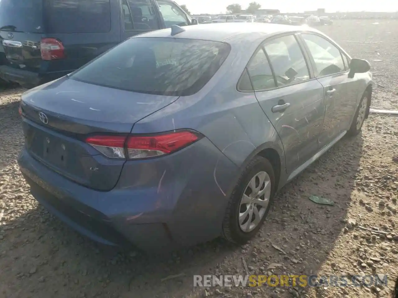 4 Photograph of a damaged car JTDEPRAE1LJ051490 TOYOTA COROLLA 2020