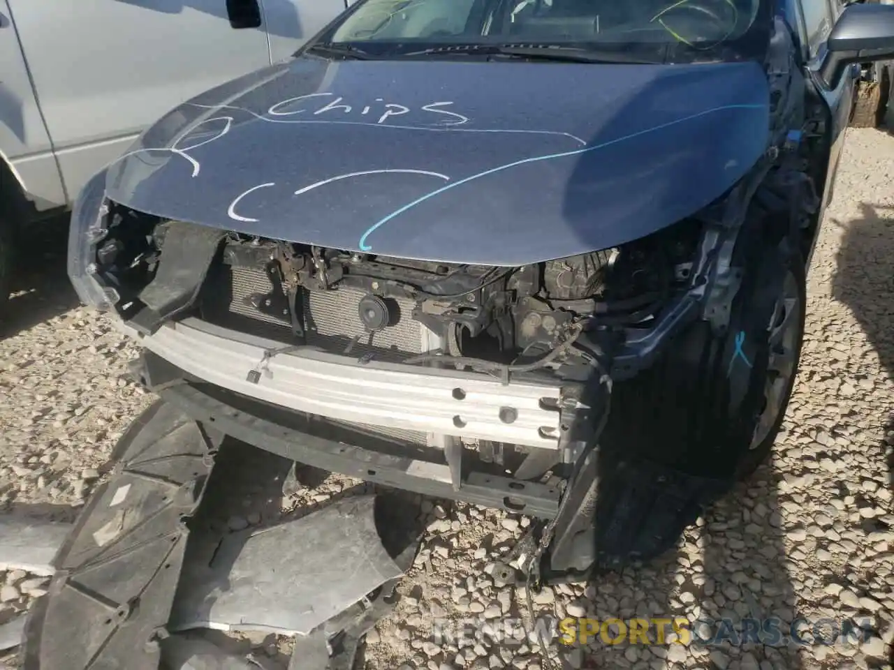 9 Photograph of a damaged car JTDEPRAE1LJ051490 TOYOTA COROLLA 2020