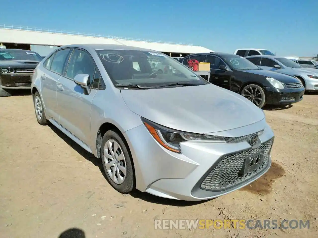 1 Photograph of a damaged car JTDEPRAE1LJ051585 TOYOTA COROLLA 2020