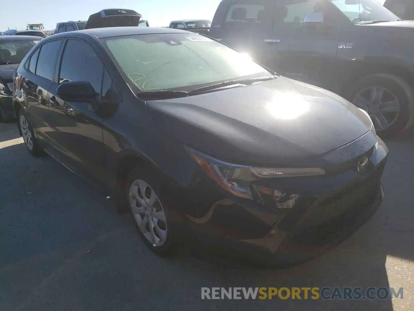 1 Photograph of a damaged car JTDEPRAE1LJ051649 TOYOTA COROLLA 2020