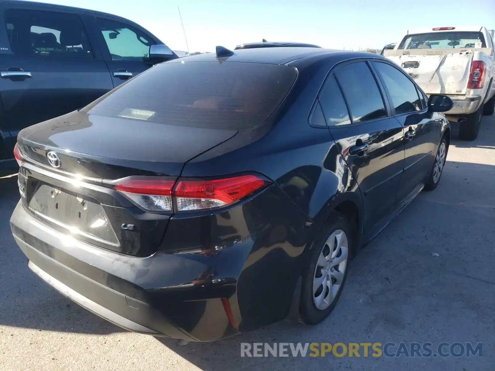 4 Photograph of a damaged car JTDEPRAE1LJ051649 TOYOTA COROLLA 2020