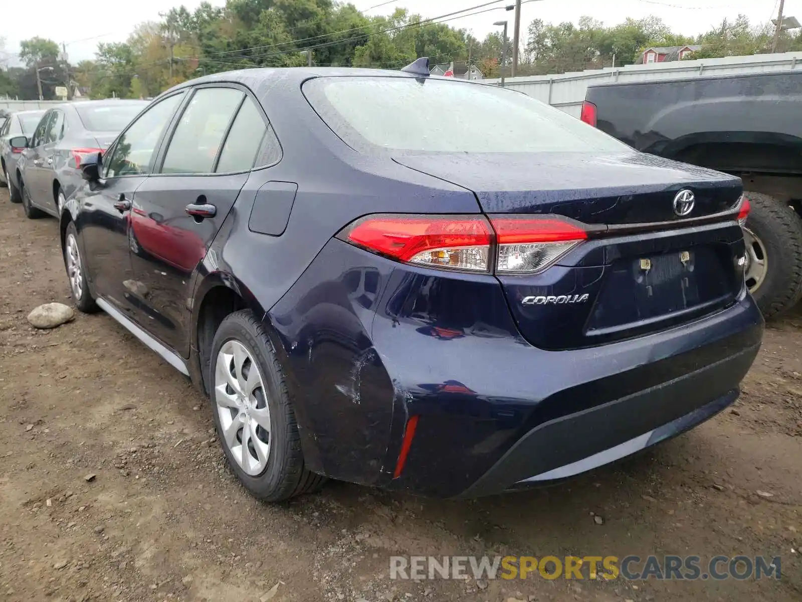 3 Photograph of a damaged car JTDEPRAE1LJ052221 TOYOTA COROLLA 2020