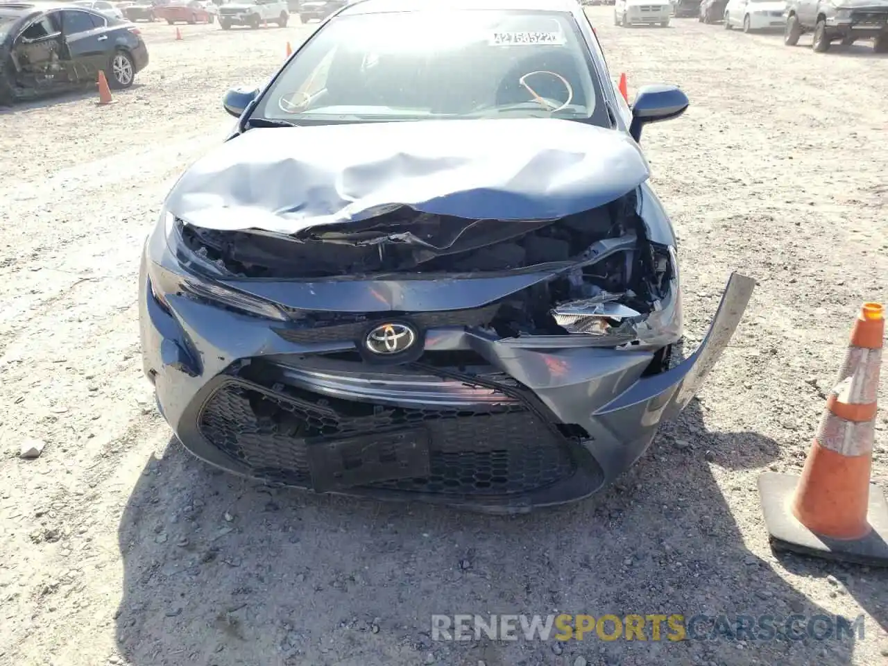 9 Photograph of a damaged car JTDEPRAE1LJ052493 TOYOTA COROLLA 2020