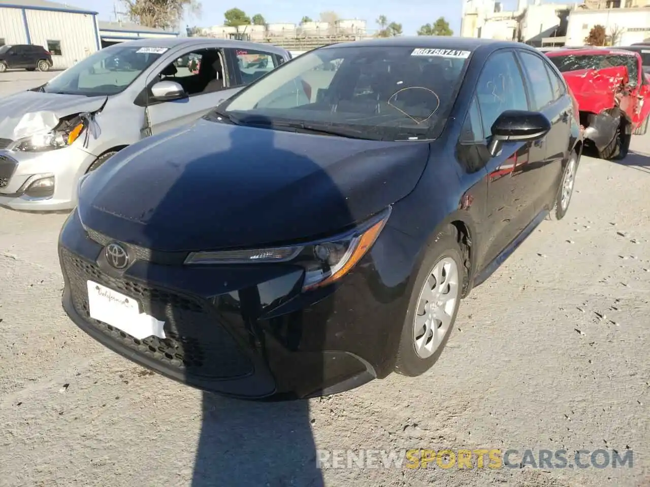 2 Photograph of a damaged car JTDEPRAE1LJ052686 TOYOTA COROLLA 2020