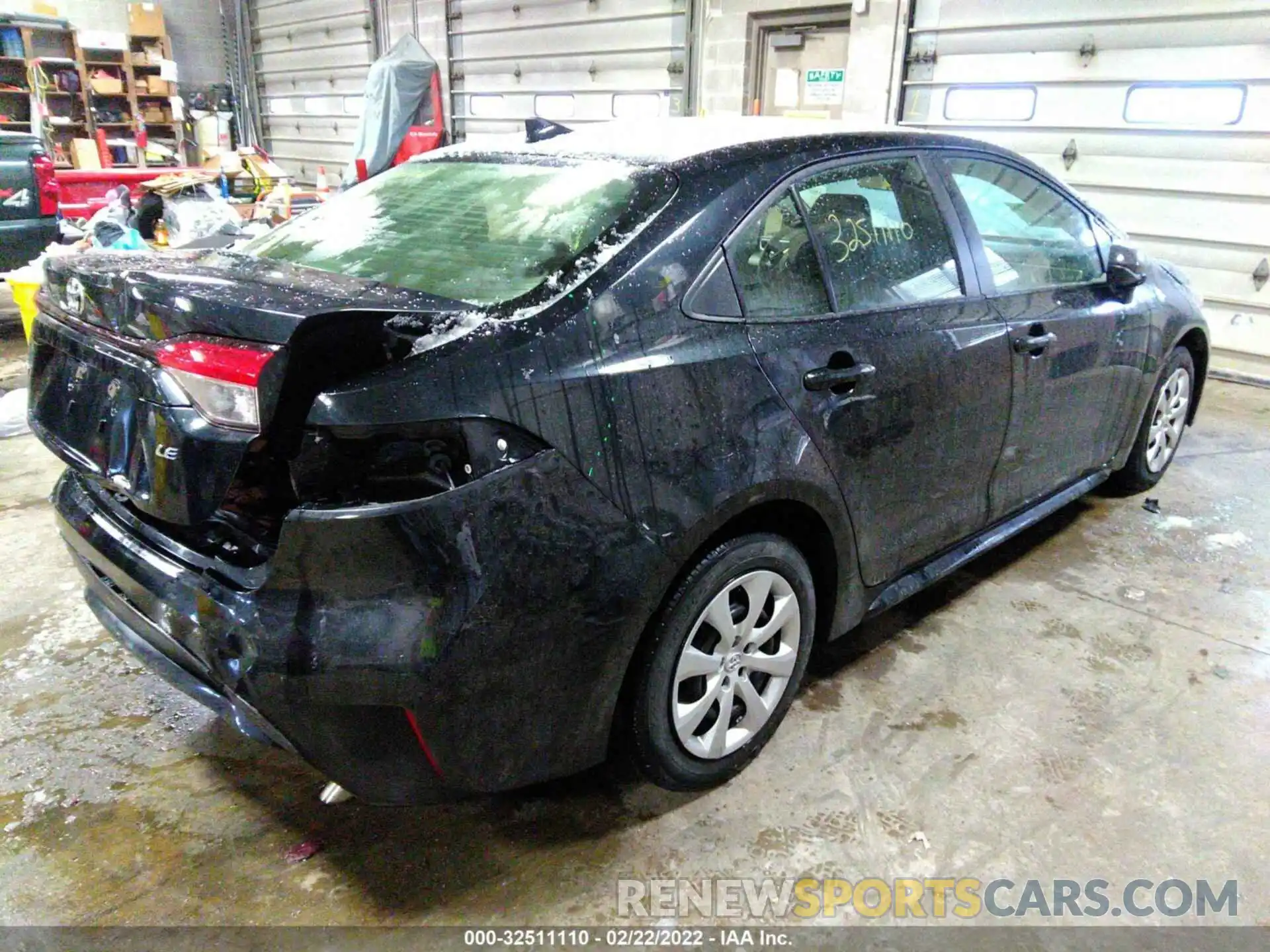 4 Photograph of a damaged car JTDEPRAE1LJ053188 TOYOTA COROLLA 2020