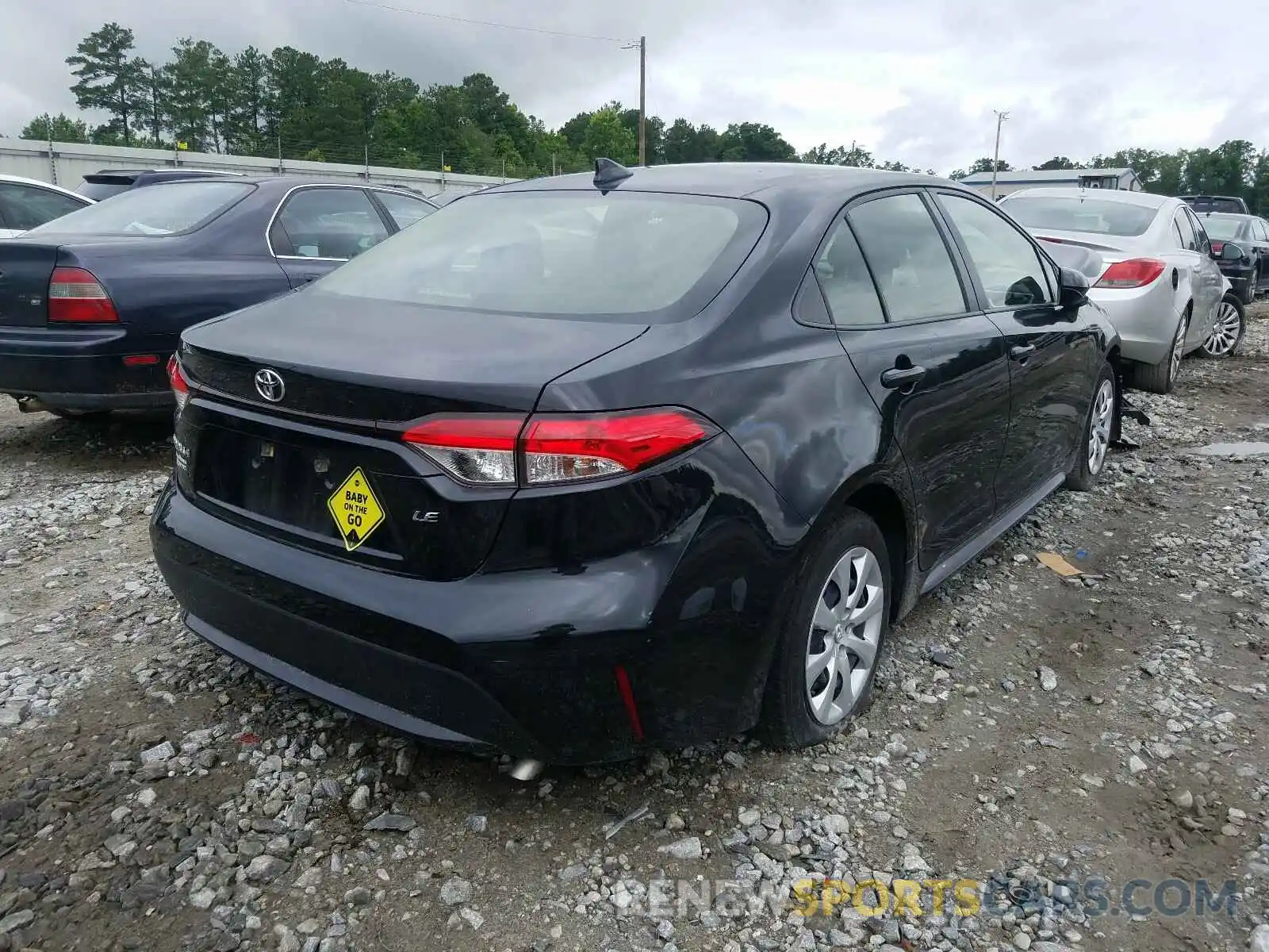 4 Photograph of a damaged car JTDEPRAE1LJ054079 TOYOTA COROLLA 2020