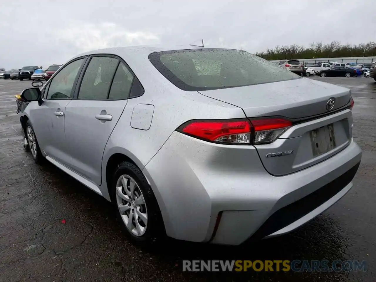 3 Photograph of a damaged car JTDEPRAE1LJ054714 TOYOTA COROLLA 2020