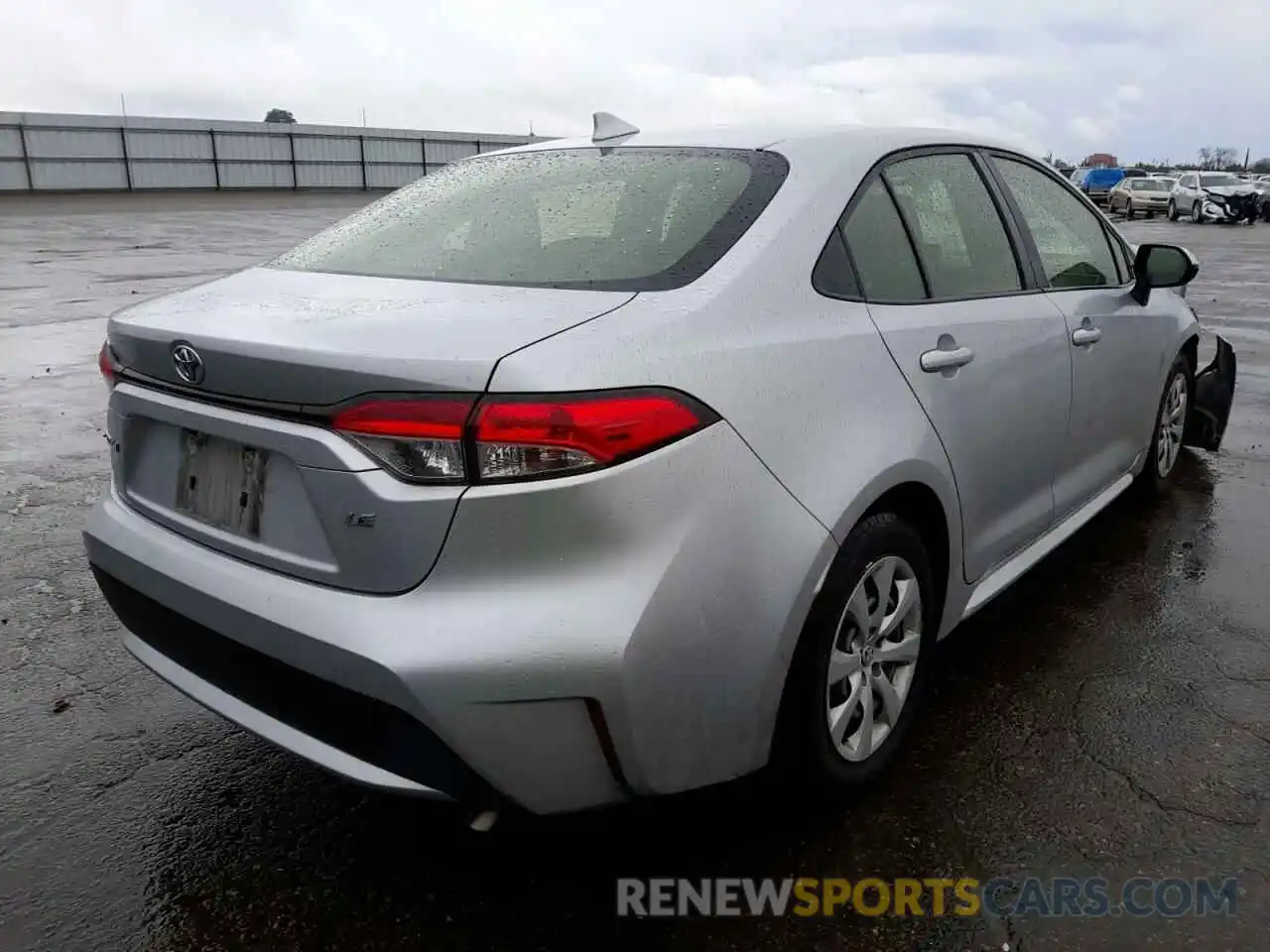 4 Photograph of a damaged car JTDEPRAE1LJ054714 TOYOTA COROLLA 2020