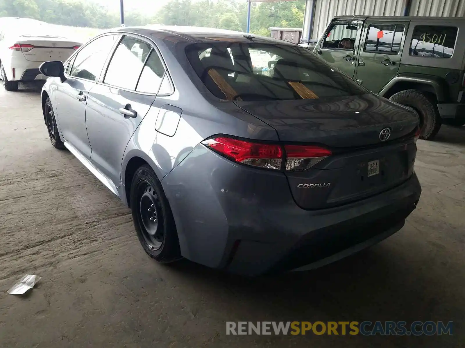 3 Photograph of a damaged car JTDEPRAE1LJ054972 TOYOTA COROLLA 2020