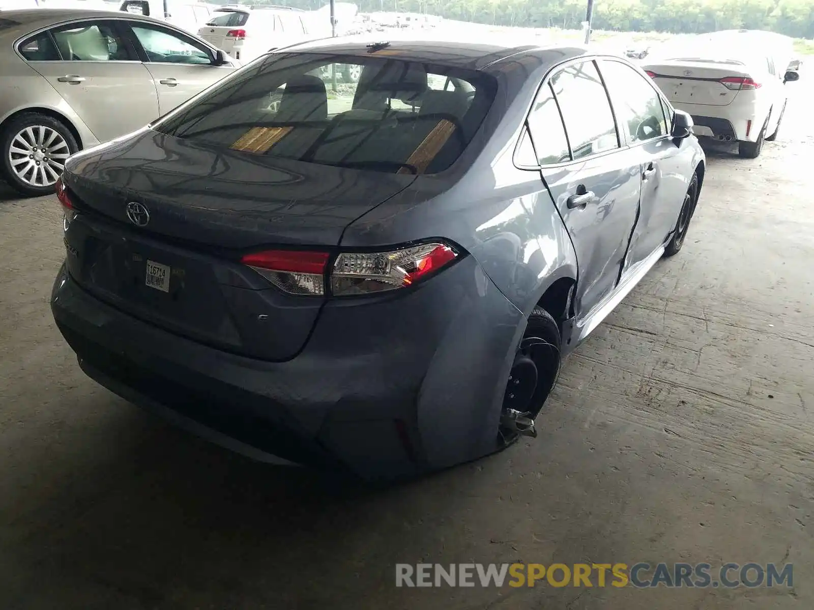 4 Photograph of a damaged car JTDEPRAE1LJ054972 TOYOTA COROLLA 2020