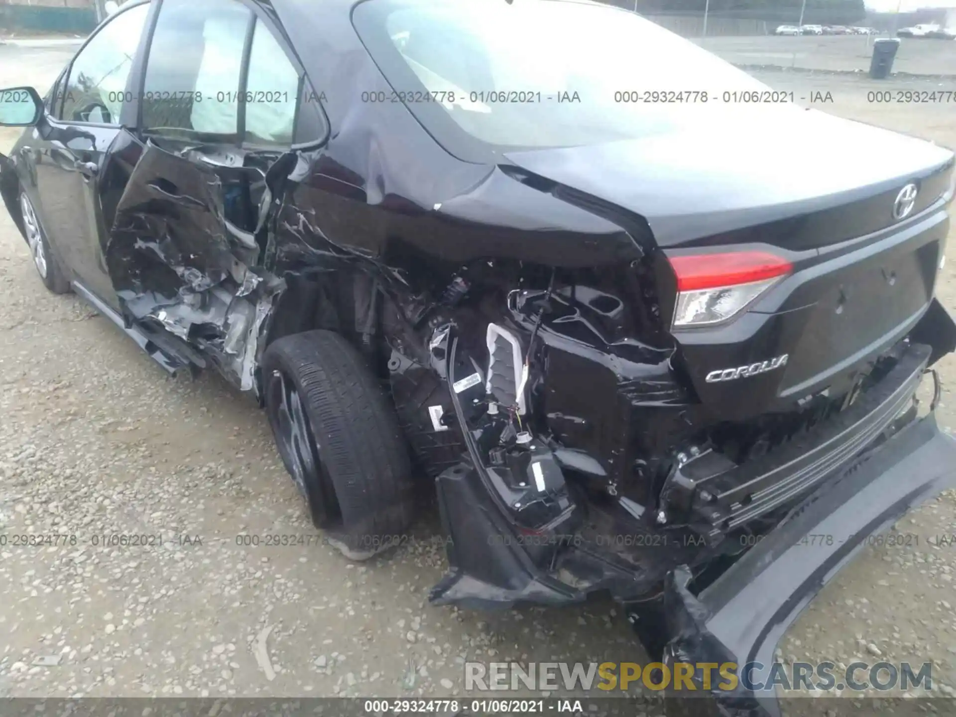 6 Photograph of a damaged car JTDEPRAE1LJ055183 TOYOTA COROLLA 2020