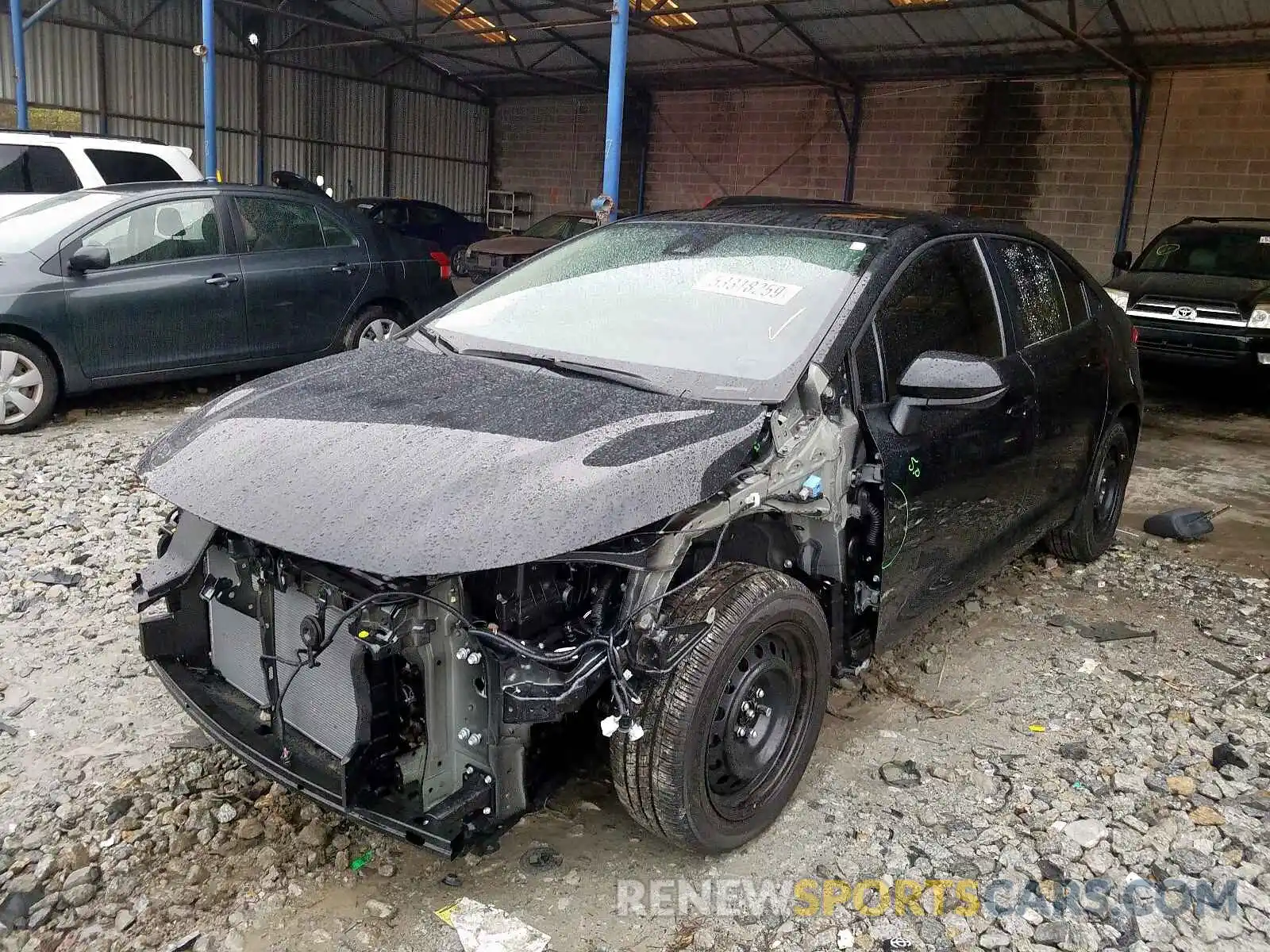 2 Photograph of a damaged car JTDEPRAE1LJ055247 TOYOTA COROLLA 2020