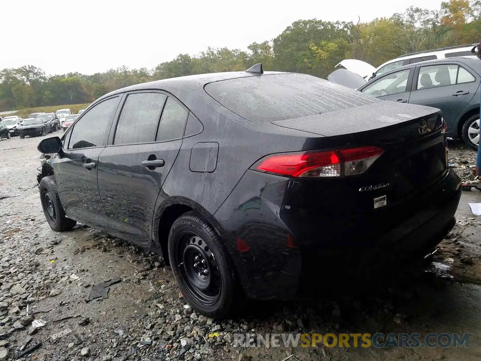 3 Photograph of a damaged car JTDEPRAE1LJ055247 TOYOTA COROLLA 2020