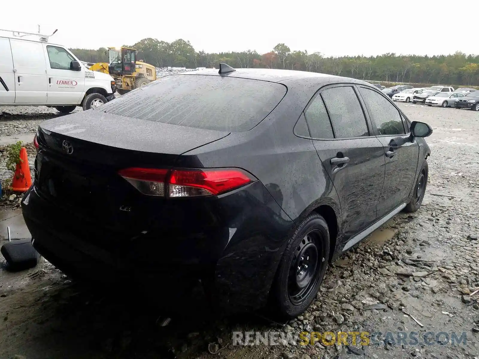 4 Photograph of a damaged car JTDEPRAE1LJ055247 TOYOTA COROLLA 2020