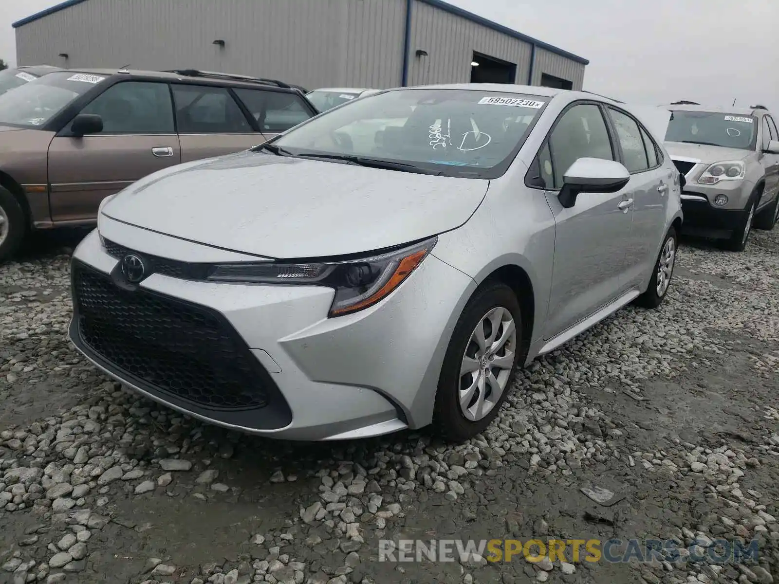 2 Photograph of a damaged car JTDEPRAE1LJ056298 TOYOTA COROLLA 2020