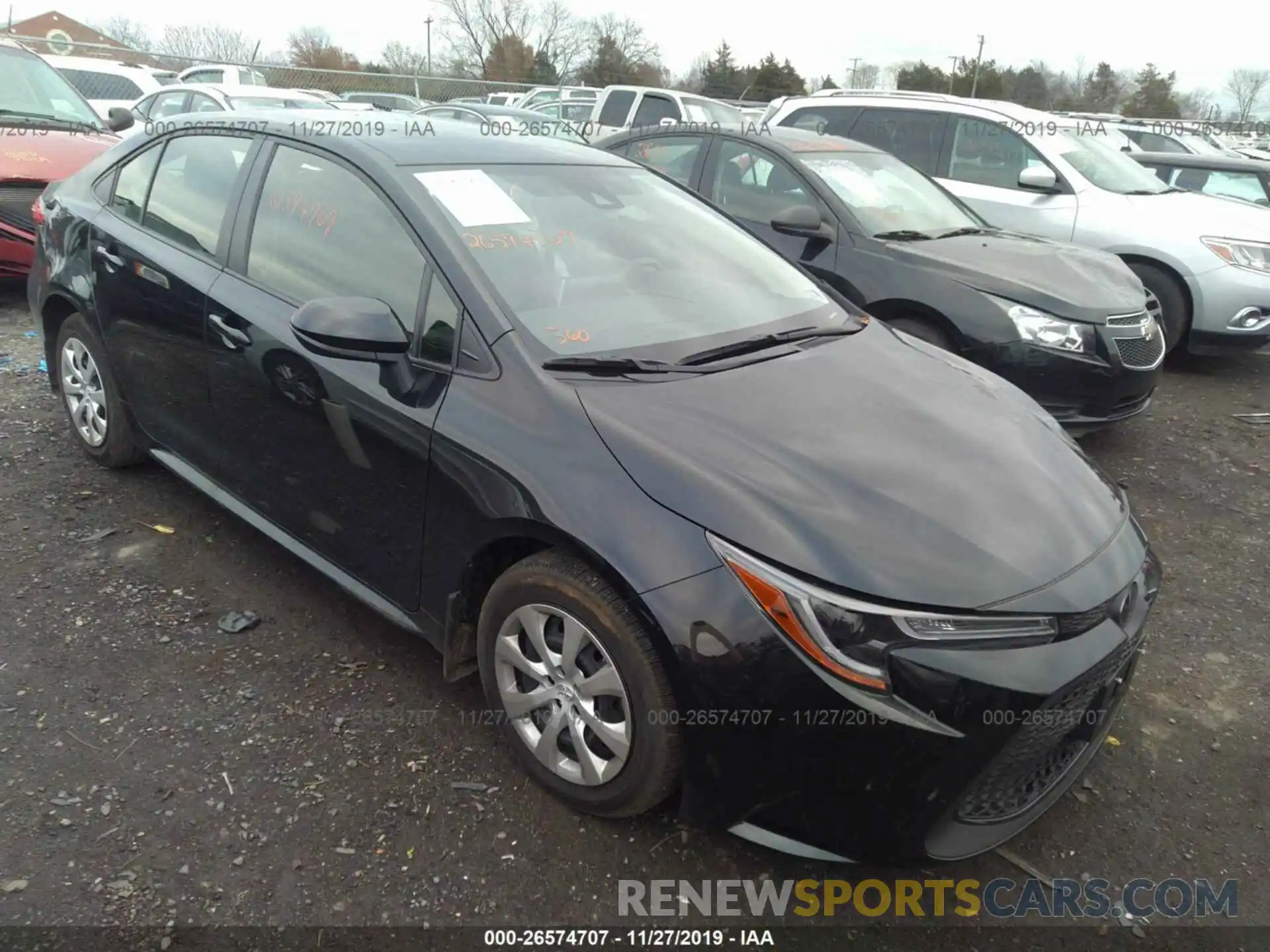 1 Photograph of a damaged car JTDEPRAE1LJ056415 TOYOTA COROLLA 2020