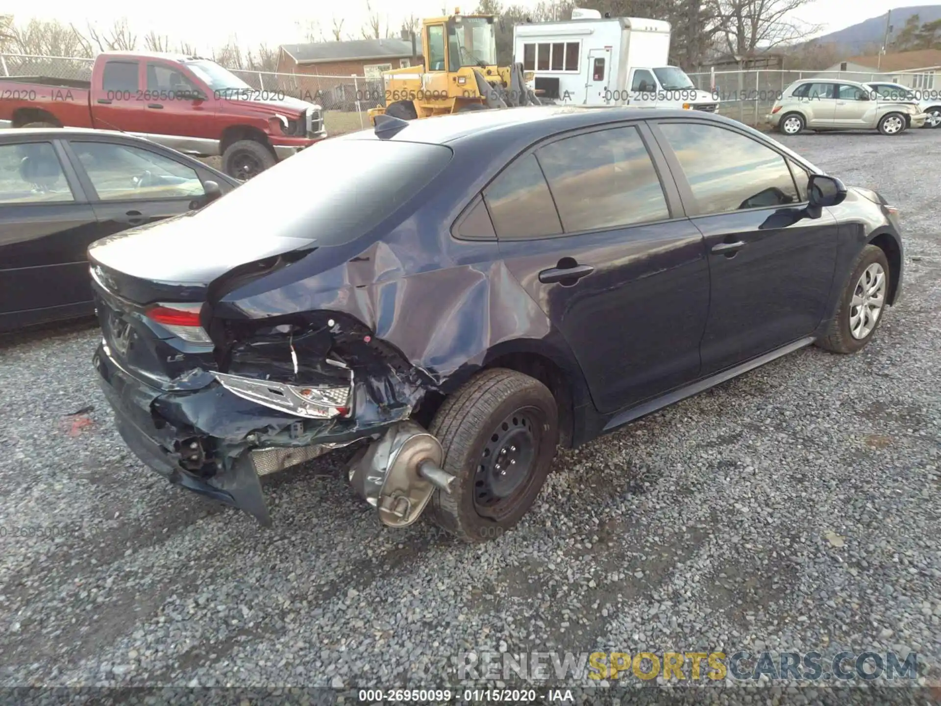 4 Photograph of a damaged car JTDEPRAE1LJ056995 TOYOTA COROLLA 2020