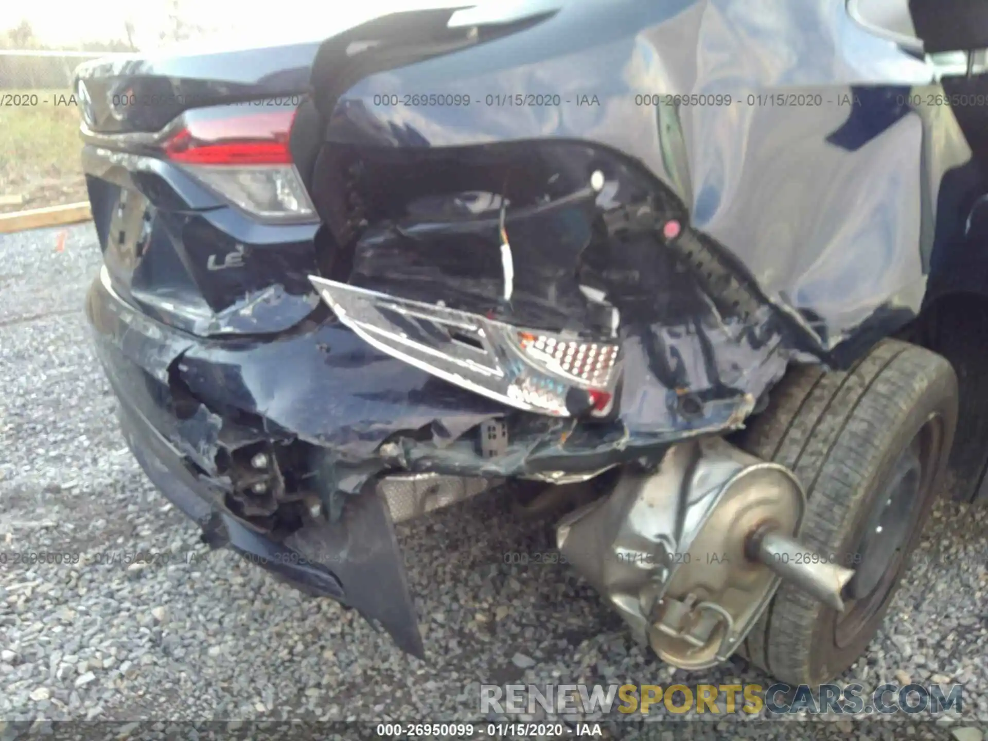 6 Photograph of a damaged car JTDEPRAE1LJ056995 TOYOTA COROLLA 2020