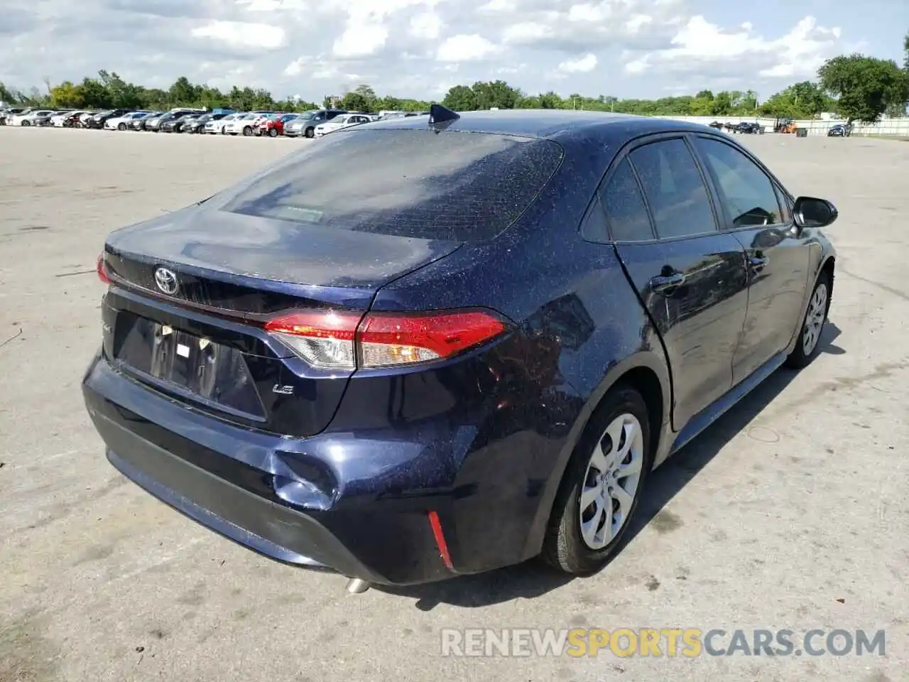 4 Photograph of a damaged car JTDEPRAE1LJ057063 TOYOTA COROLLA 2020