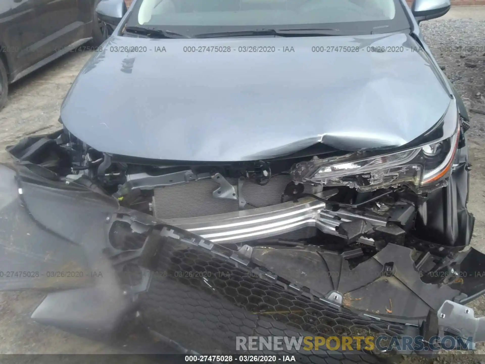 6 Photograph of a damaged car JTDEPRAE1LJ057113 TOYOTA COROLLA 2020