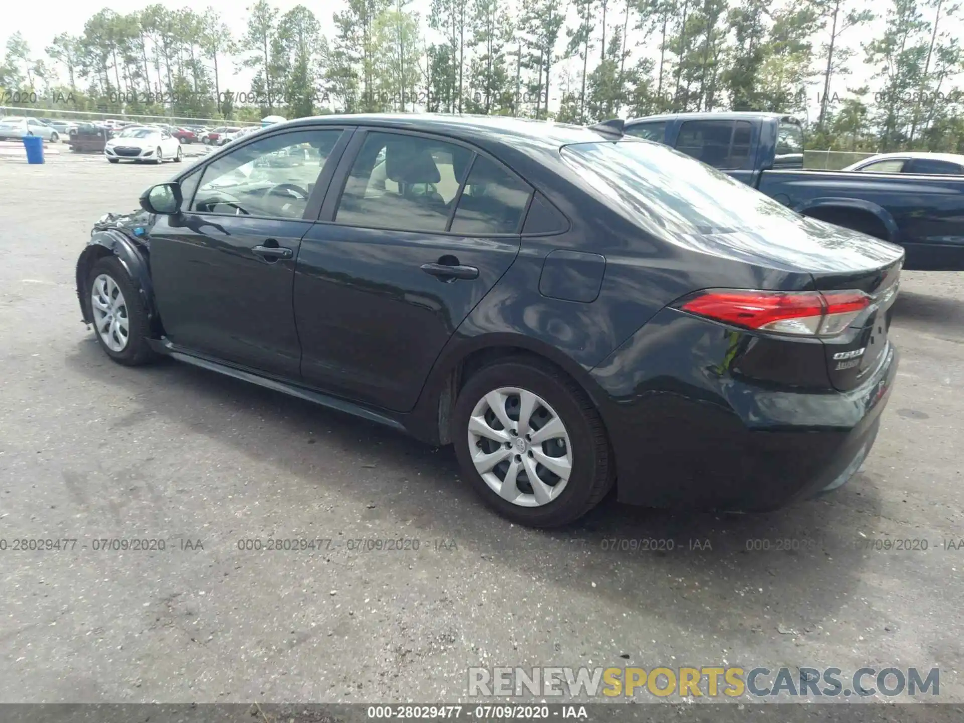 3 Photograph of a damaged car JTDEPRAE1LJ057287 TOYOTA COROLLA 2020