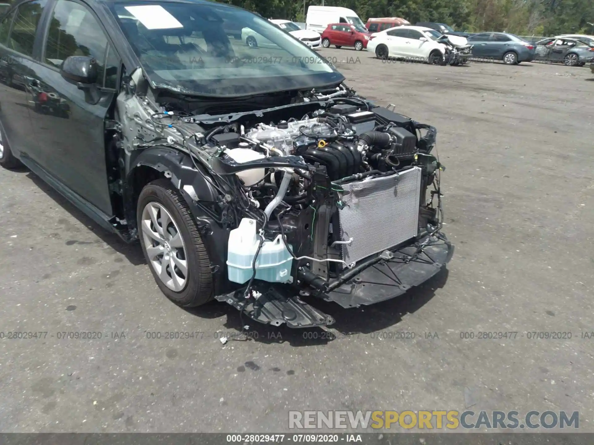 6 Photograph of a damaged car JTDEPRAE1LJ057287 TOYOTA COROLLA 2020