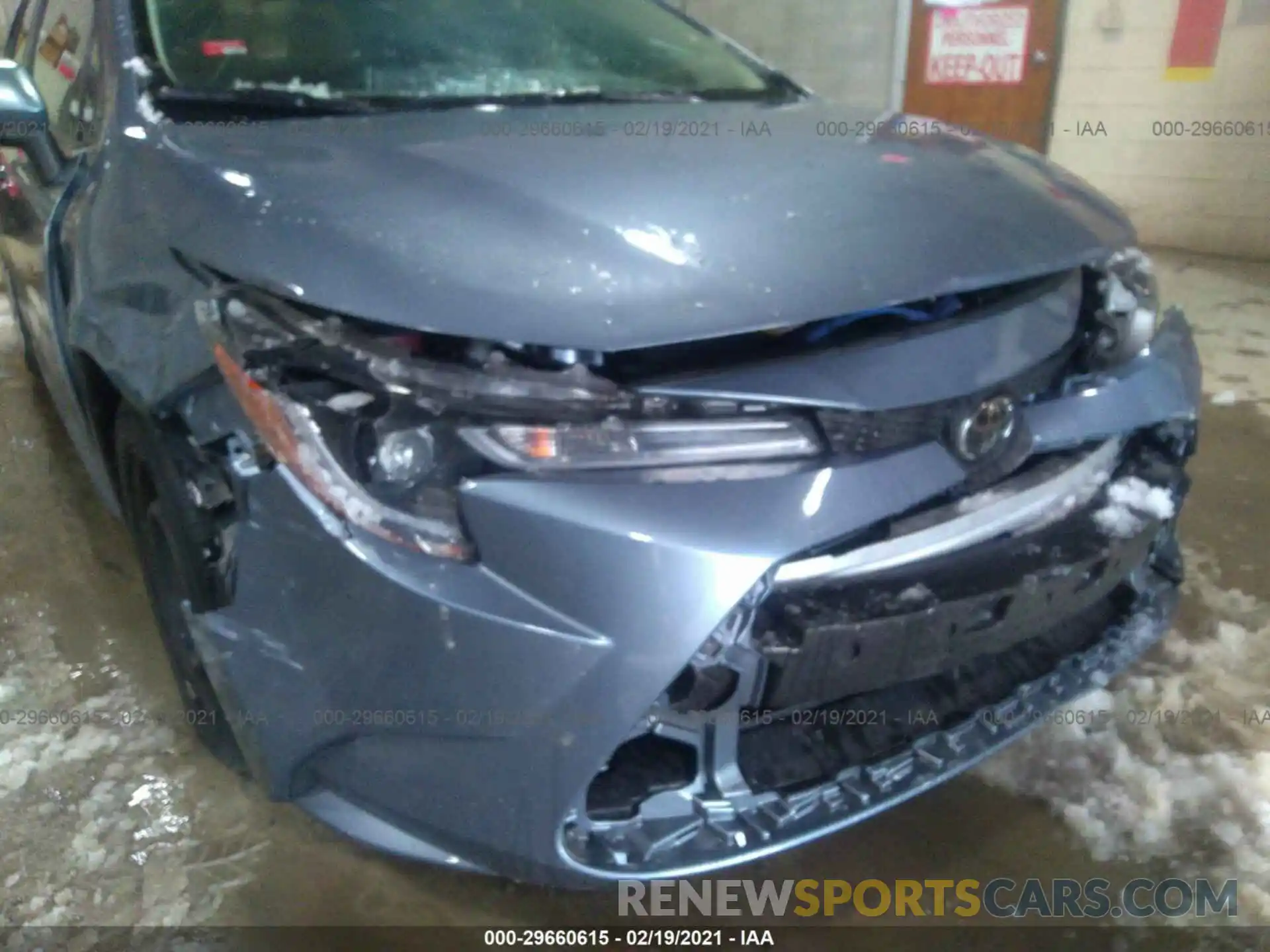 6 Photograph of a damaged car JTDEPRAE1LJ057533 TOYOTA COROLLA 2020