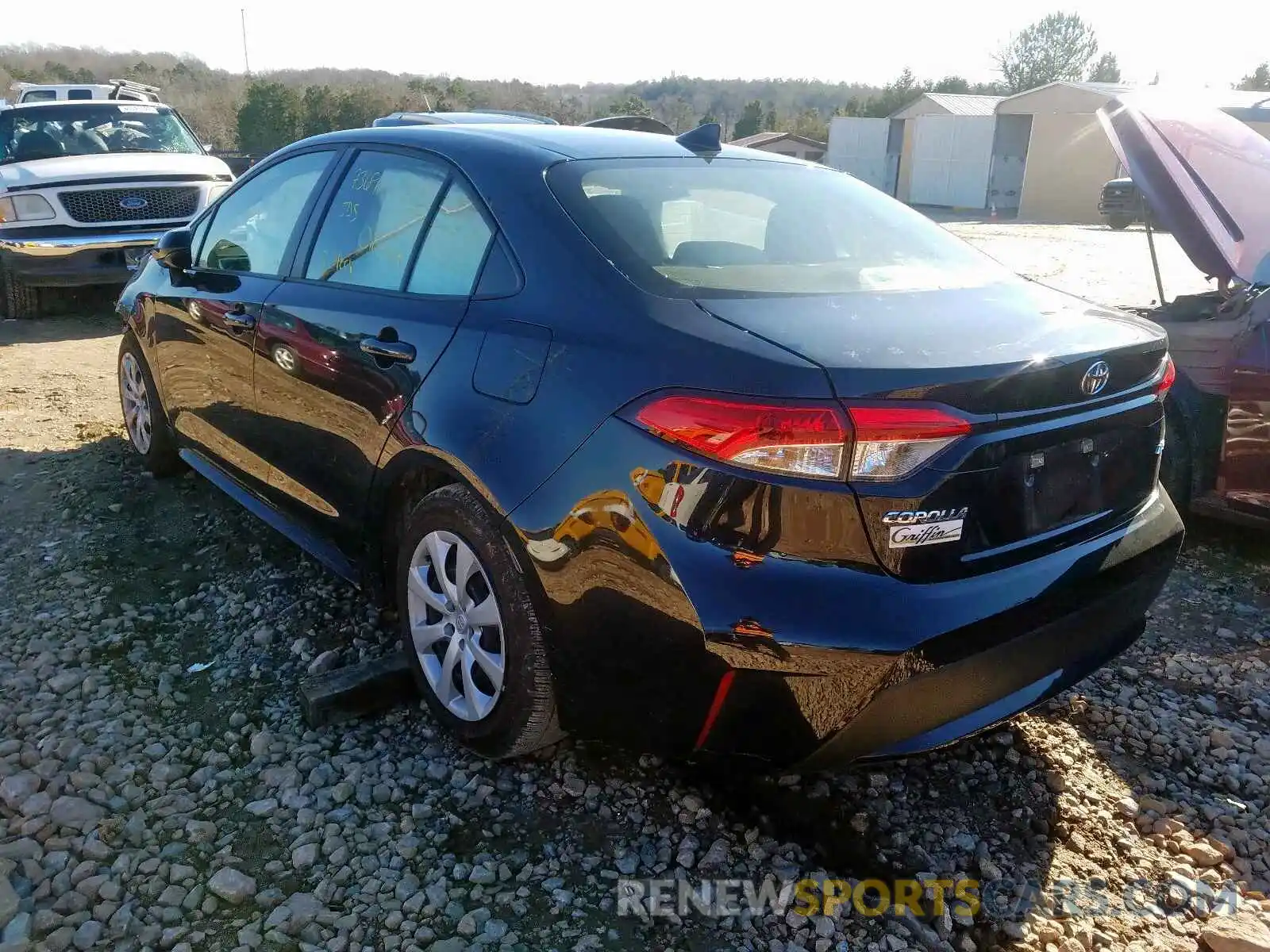 3 Photograph of a damaged car JTDEPRAE1LJ058035 TOYOTA COROLLA 2020