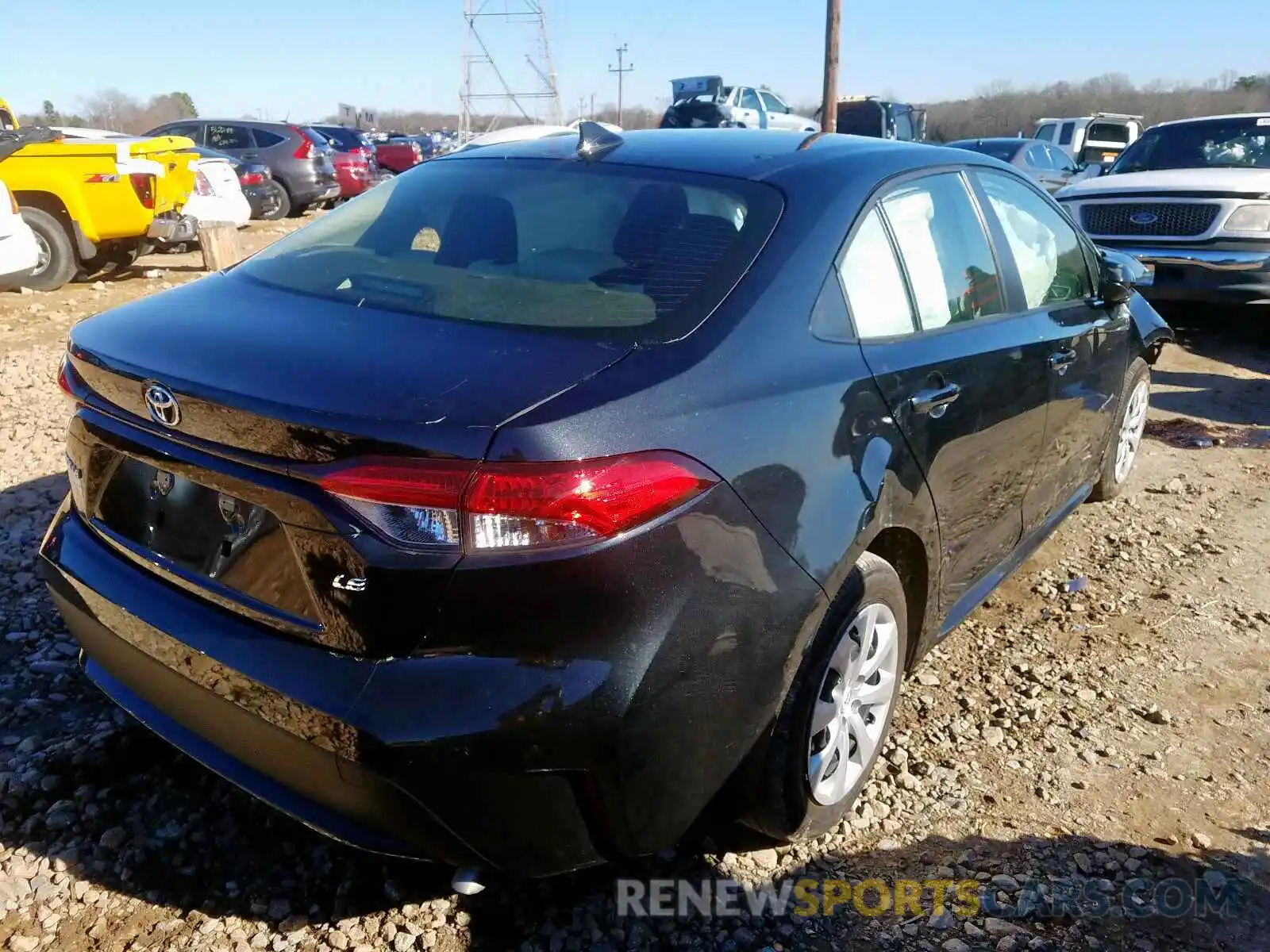 4 Photograph of a damaged car JTDEPRAE1LJ058035 TOYOTA COROLLA 2020