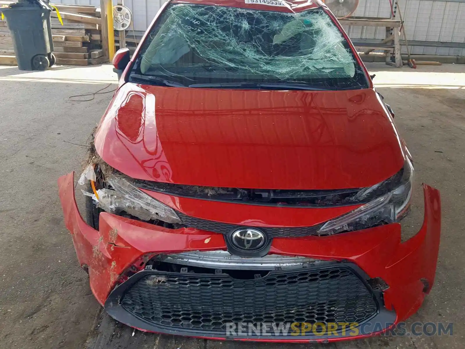 7 Photograph of a damaged car JTDEPRAE1LJ058715 TOYOTA COROLLA 2020