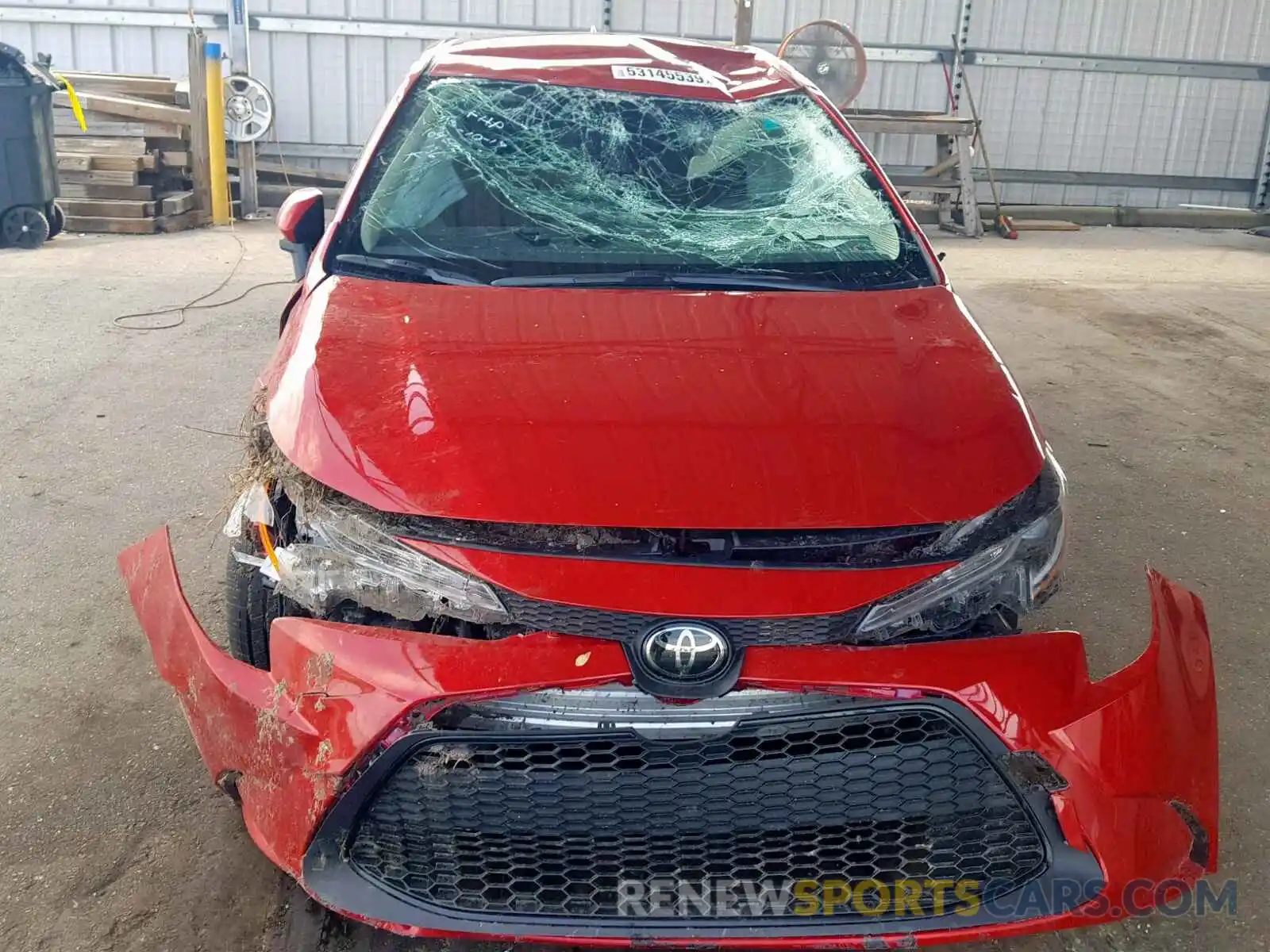 9 Photograph of a damaged car JTDEPRAE1LJ058715 TOYOTA COROLLA 2020