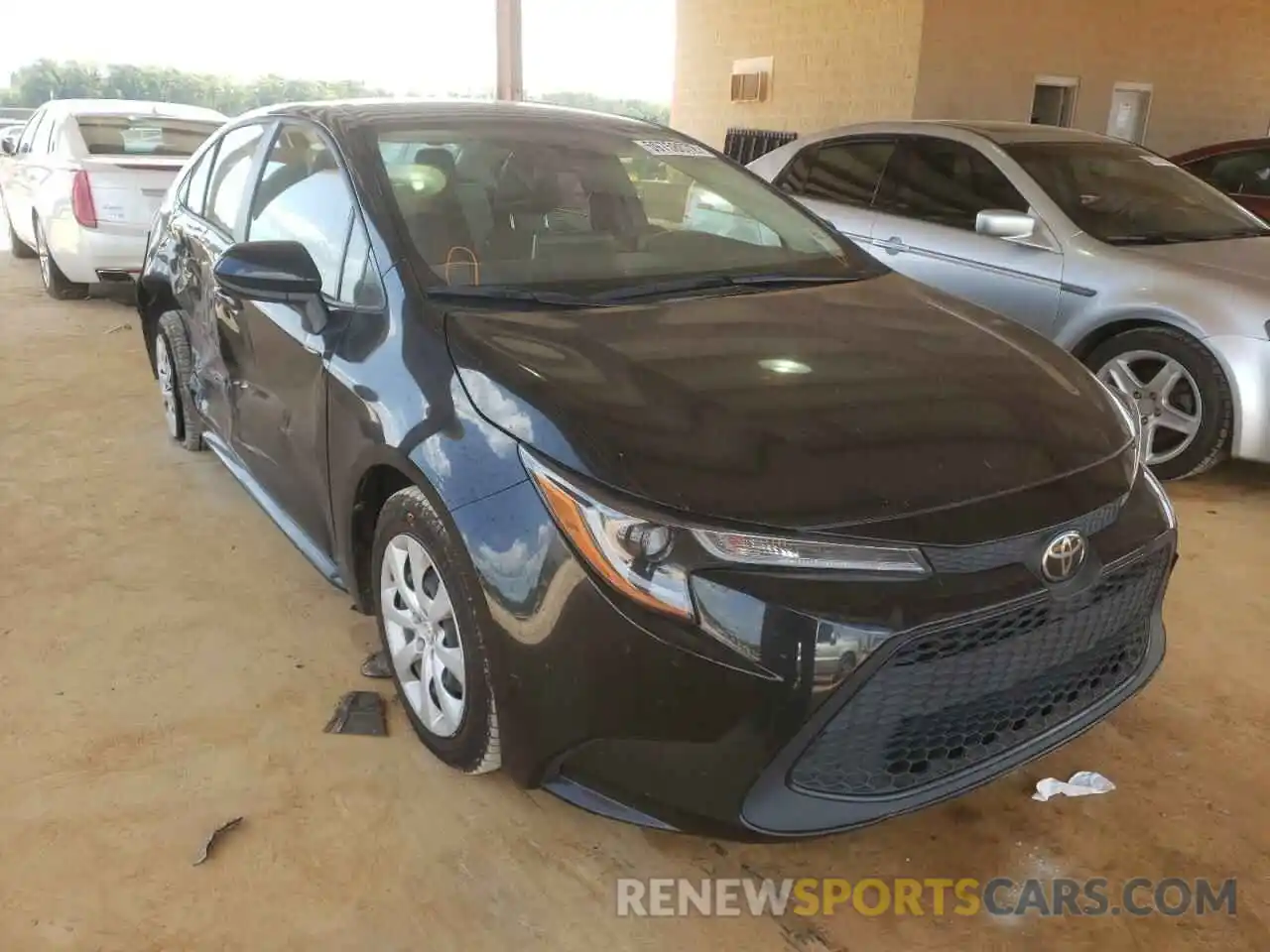 1 Photograph of a damaged car JTDEPRAE1LJ058827 TOYOTA COROLLA 2020