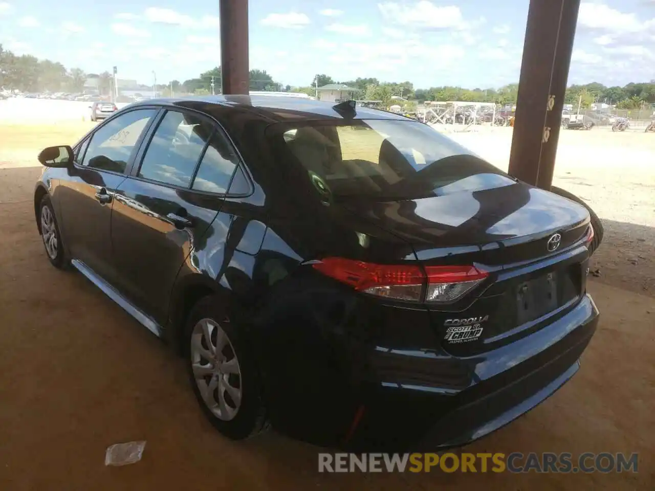 3 Photograph of a damaged car JTDEPRAE1LJ058827 TOYOTA COROLLA 2020