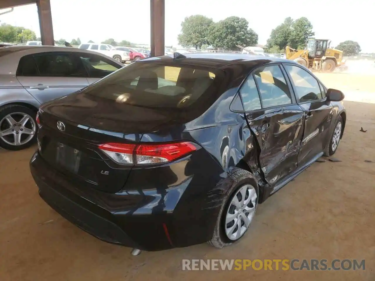 4 Photograph of a damaged car JTDEPRAE1LJ058827 TOYOTA COROLLA 2020