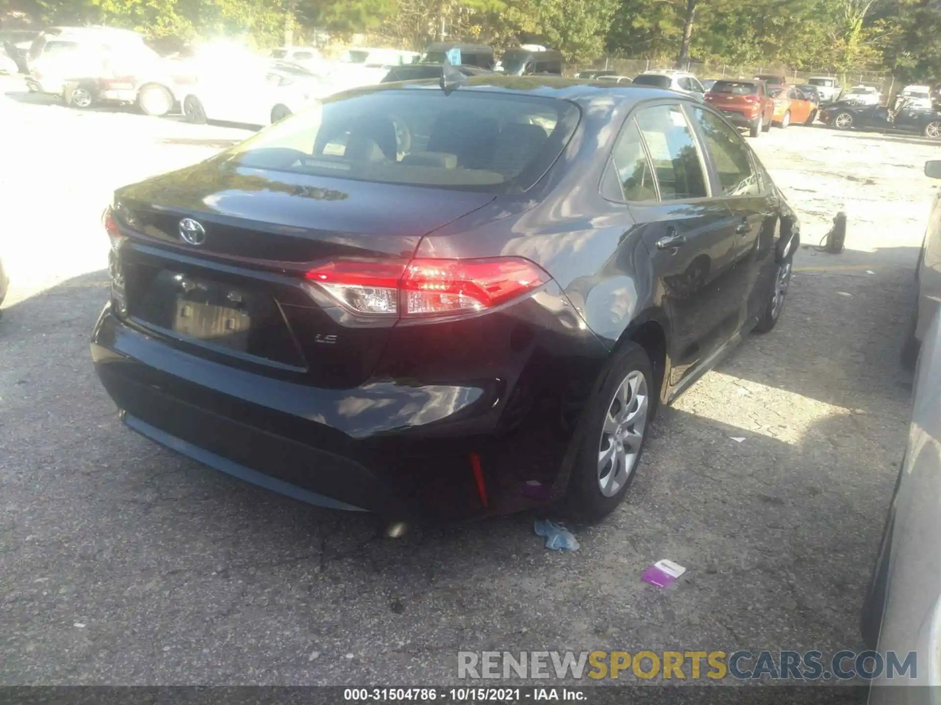 4 Photograph of a damaged car JTDEPRAE1LJ059024 TOYOTA COROLLA 2020