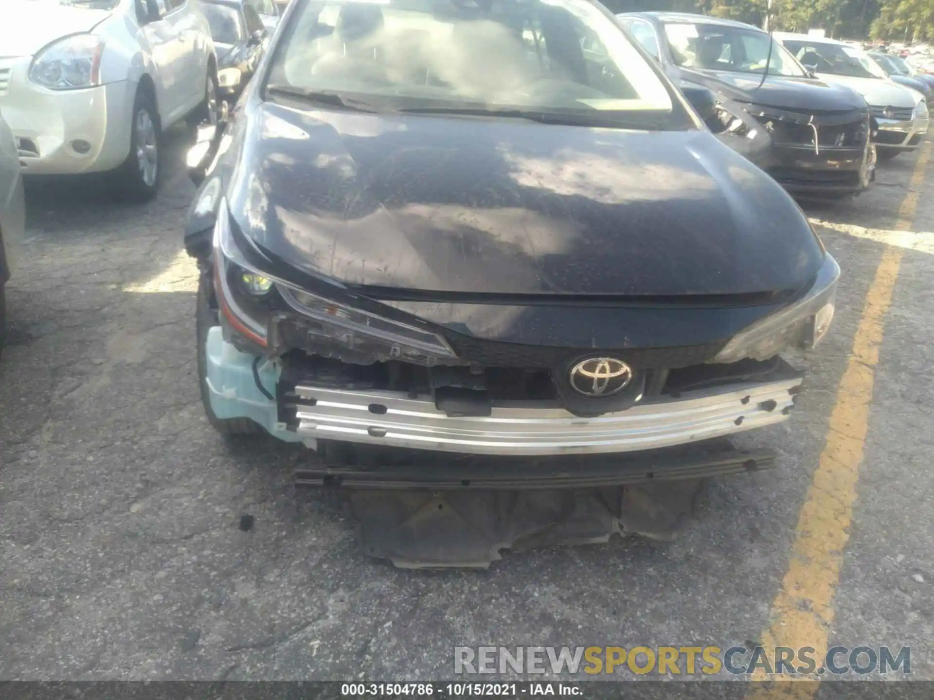 6 Photograph of a damaged car JTDEPRAE1LJ059024 TOYOTA COROLLA 2020