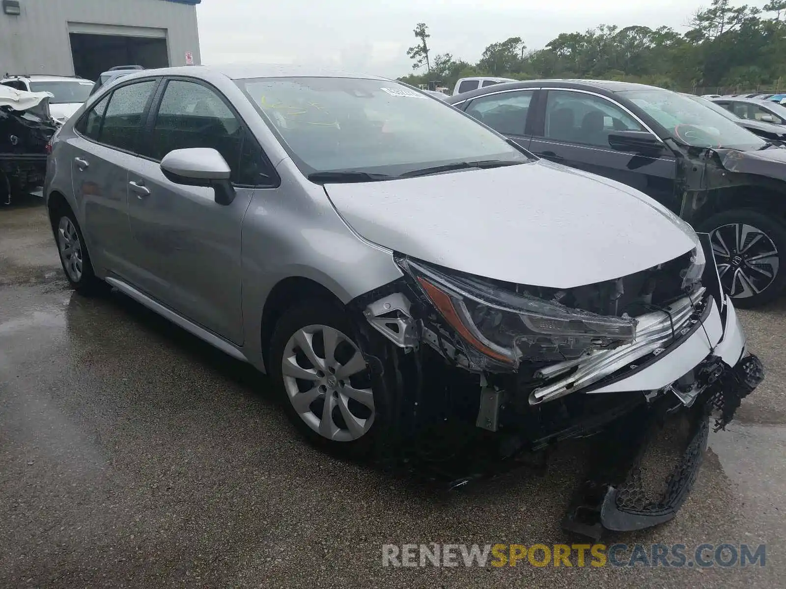 1 Photograph of a damaged car JTDEPRAE1LJ059301 TOYOTA COROLLA 2020