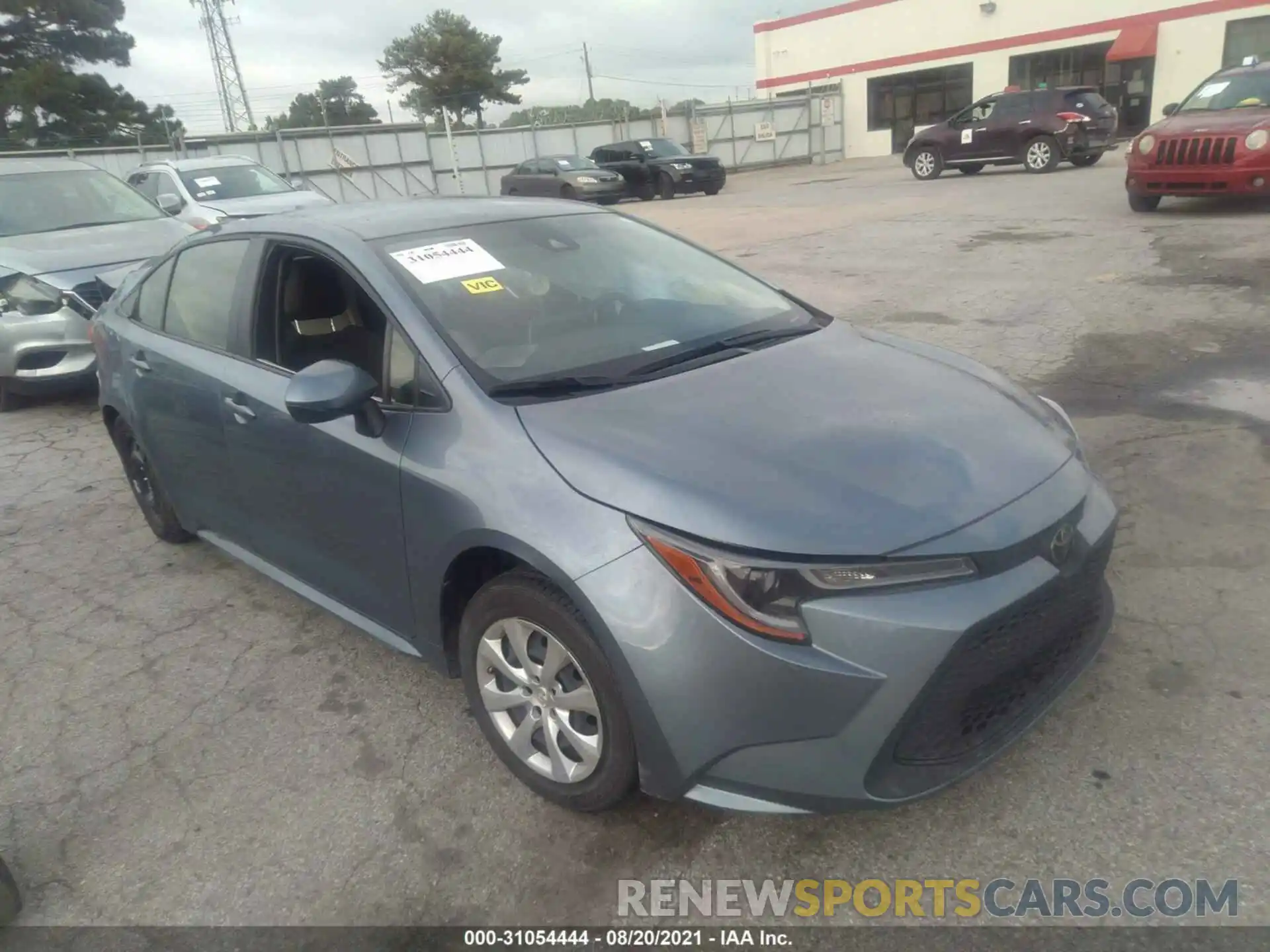 1 Photograph of a damaged car JTDEPRAE1LJ059668 TOYOTA COROLLA 2020