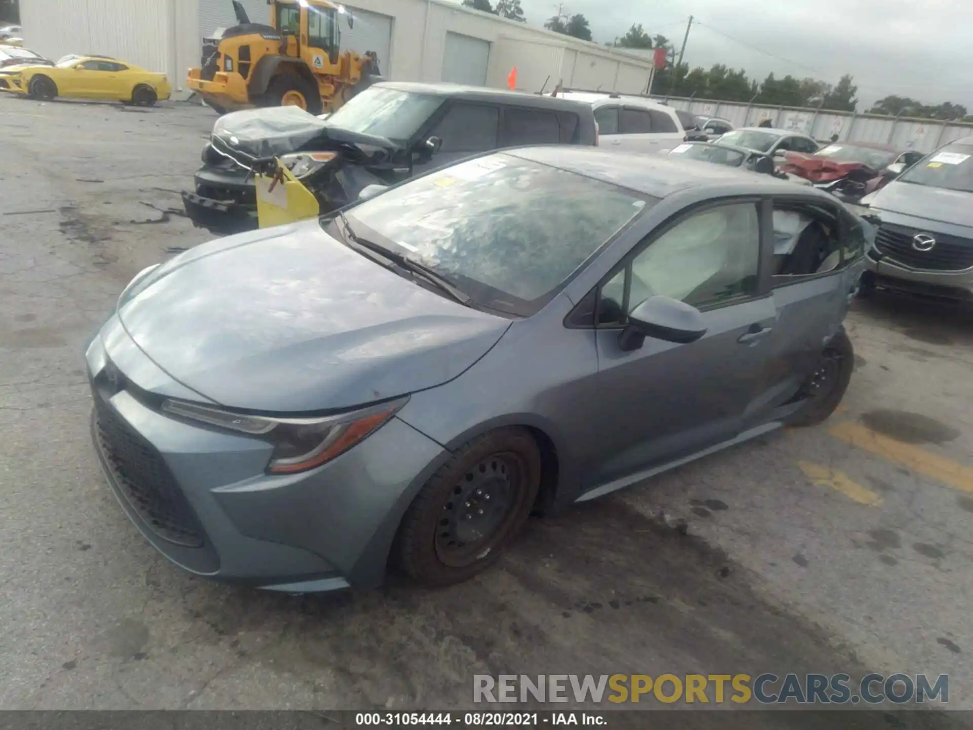 2 Photograph of a damaged car JTDEPRAE1LJ059668 TOYOTA COROLLA 2020