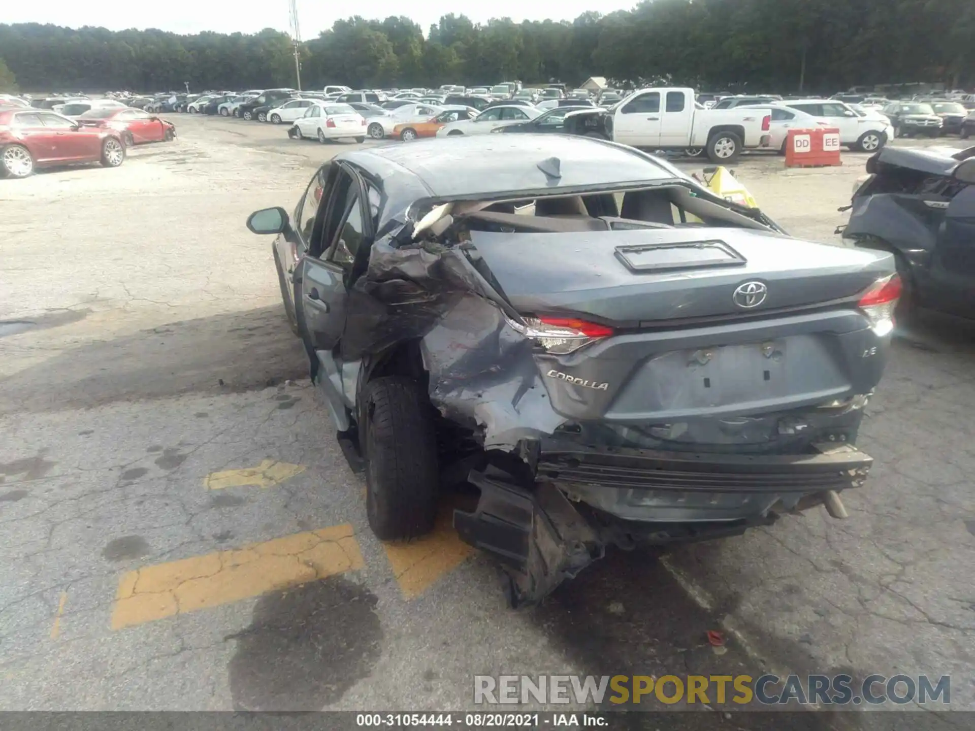 6 Photograph of a damaged car JTDEPRAE1LJ059668 TOYOTA COROLLA 2020