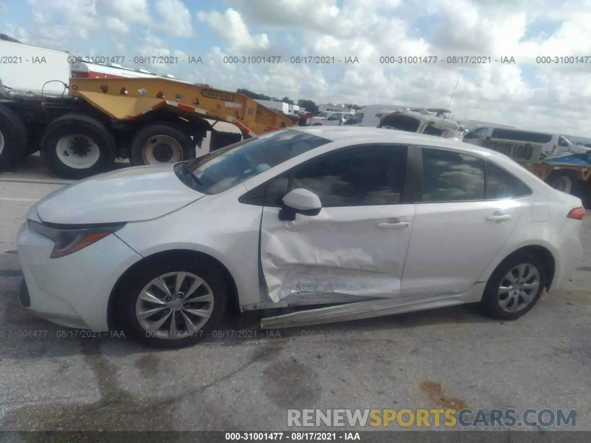 6 Photograph of a damaged car JTDEPRAE1LJ059850 TOYOTA COROLLA 2020