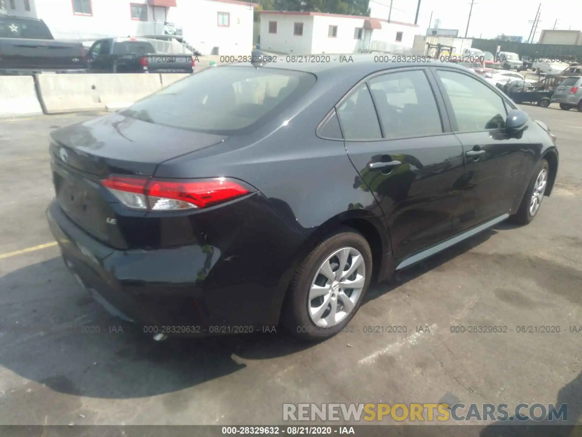 4 Photograph of a damaged car JTDEPRAE1LJ060447 TOYOTA COROLLA 2020