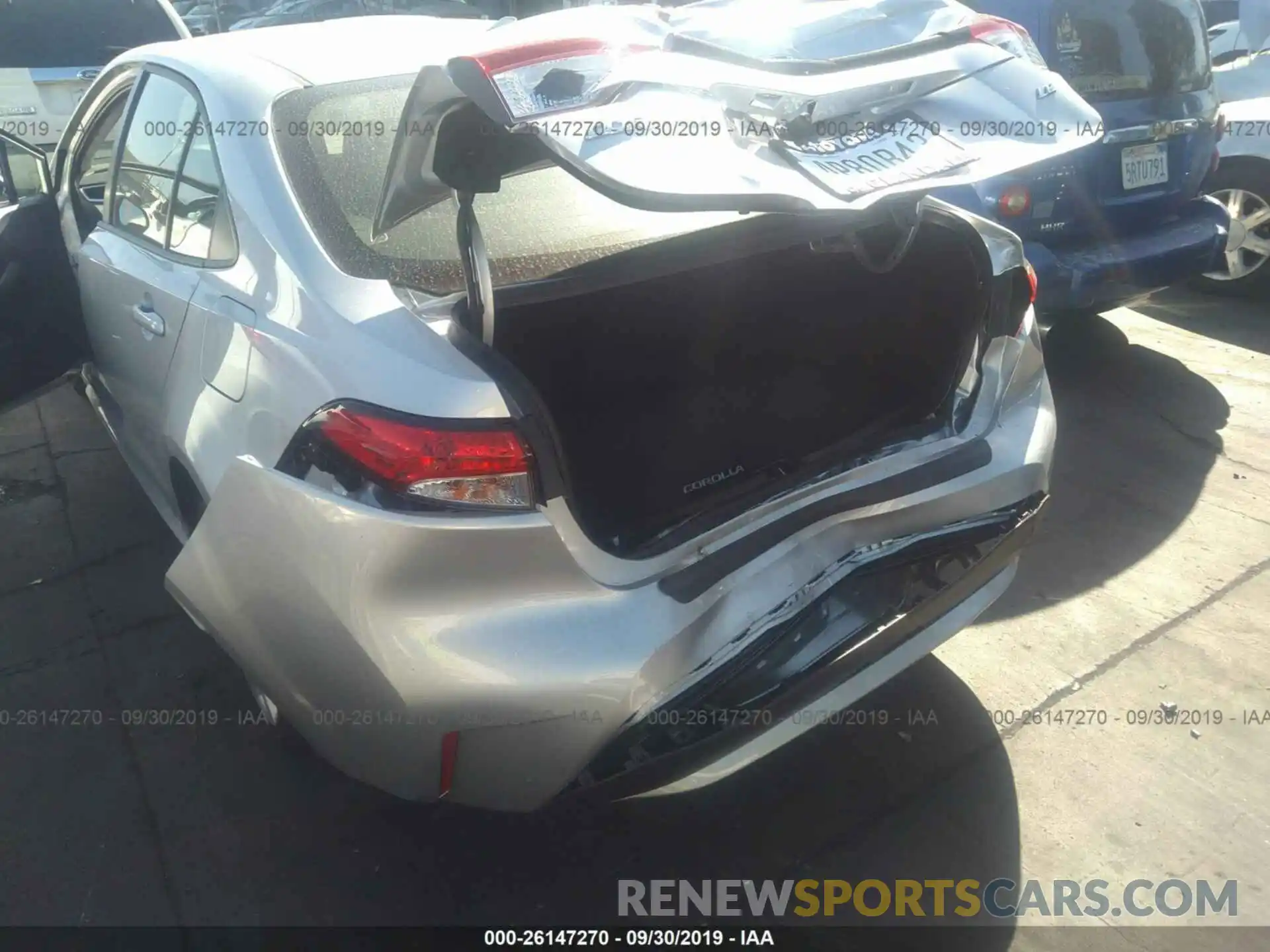 6 Photograph of a damaged car JTDEPRAE1LJ060478 TOYOTA COROLLA 2020