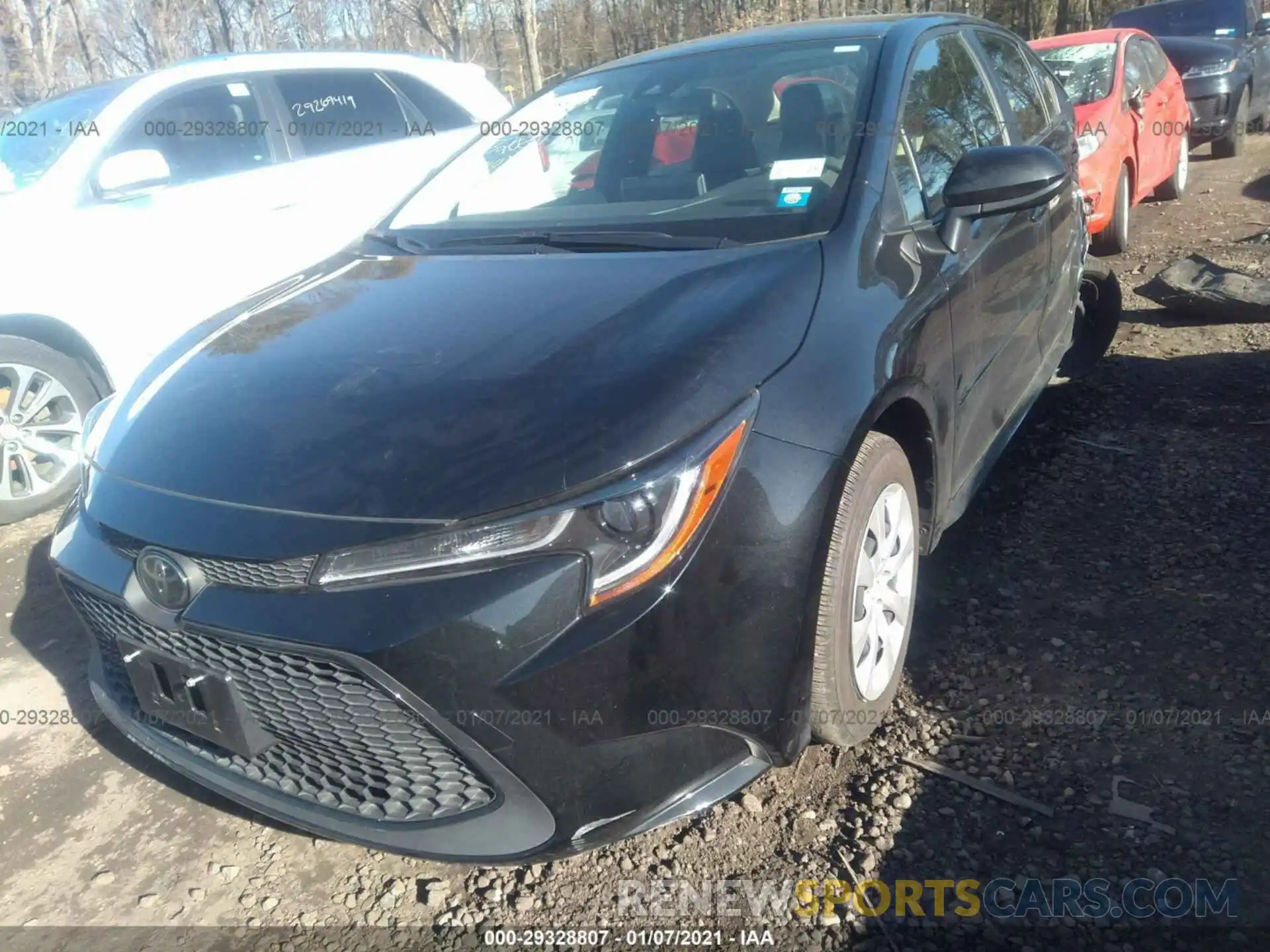 2 Photograph of a damaged car JTDEPRAE1LJ061582 TOYOTA COROLLA 2020