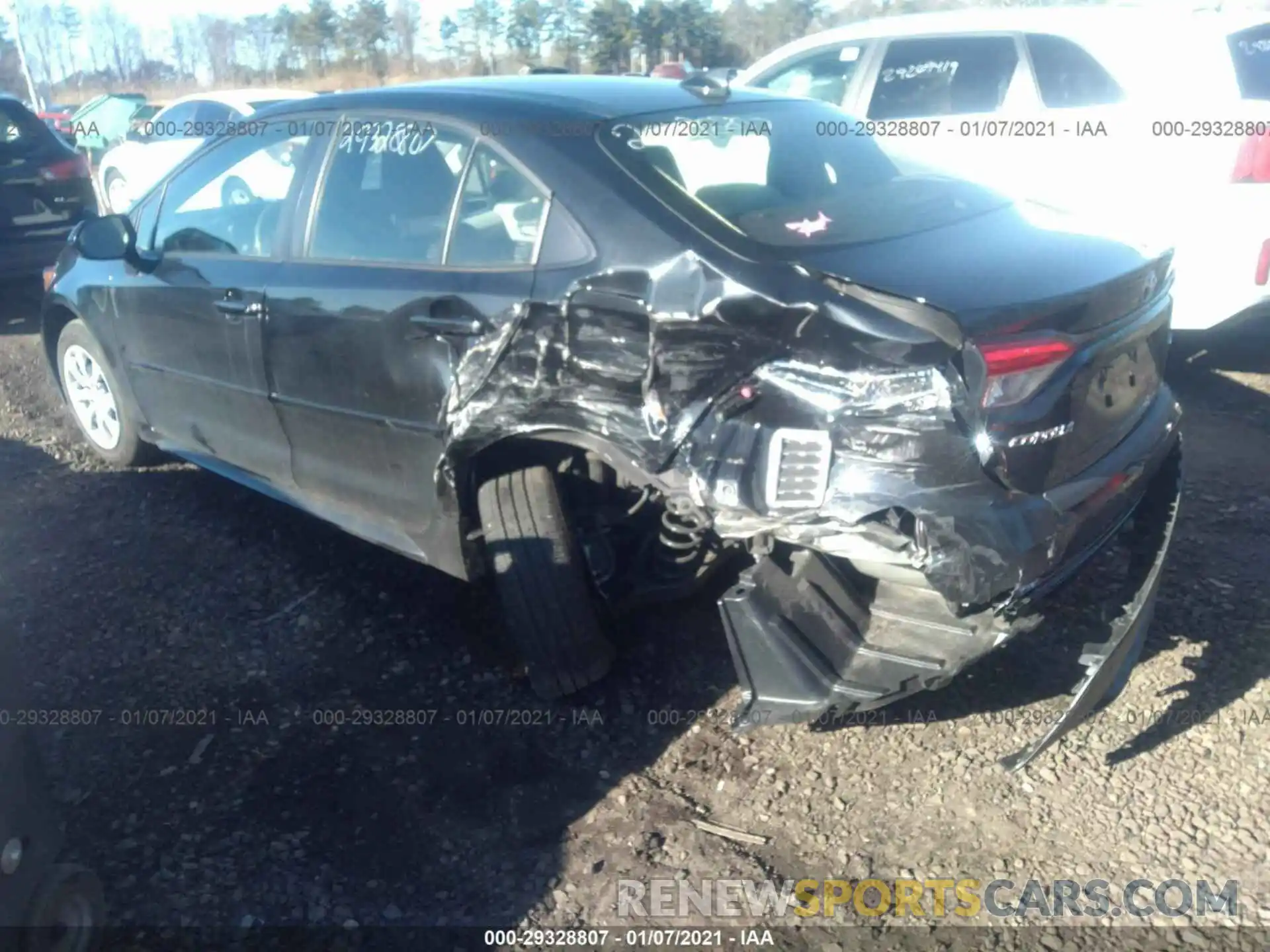 6 Photograph of a damaged car JTDEPRAE1LJ061582 TOYOTA COROLLA 2020