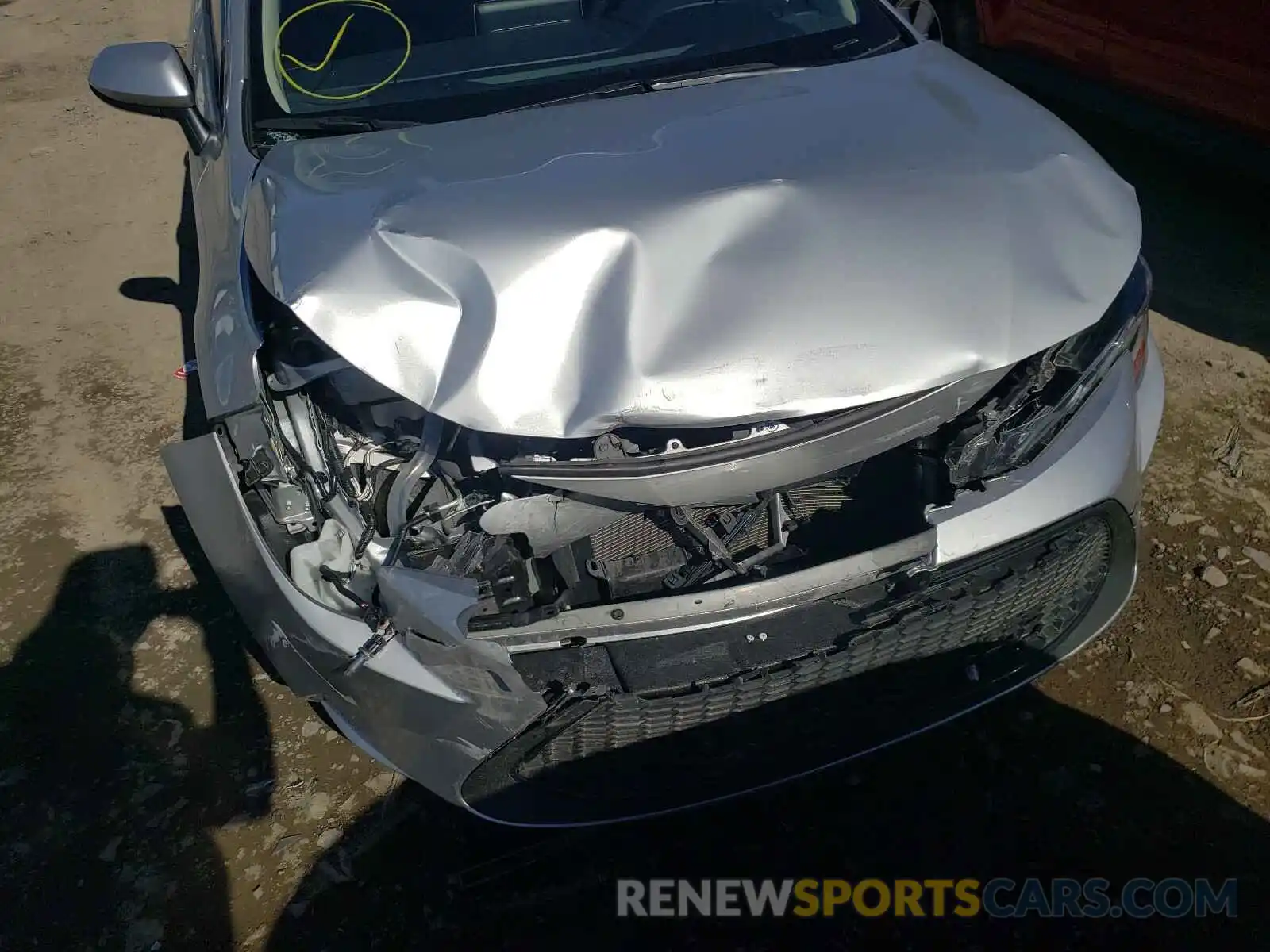 9 Photograph of a damaged car JTDEPRAE1LJ061887 TOYOTA COROLLA 2020