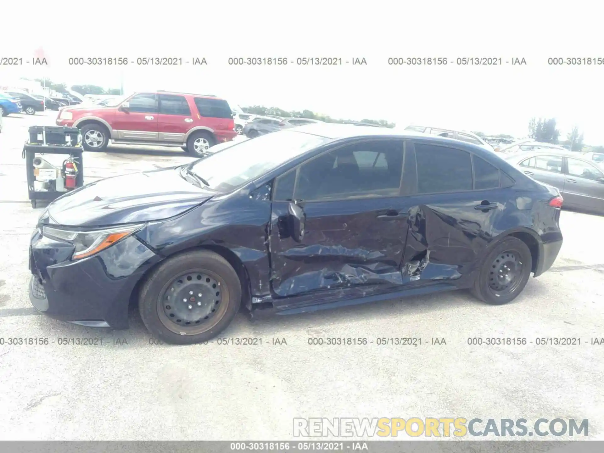 6 Photograph of a damaged car JTDEPRAE1LJ062103 TOYOTA COROLLA 2020