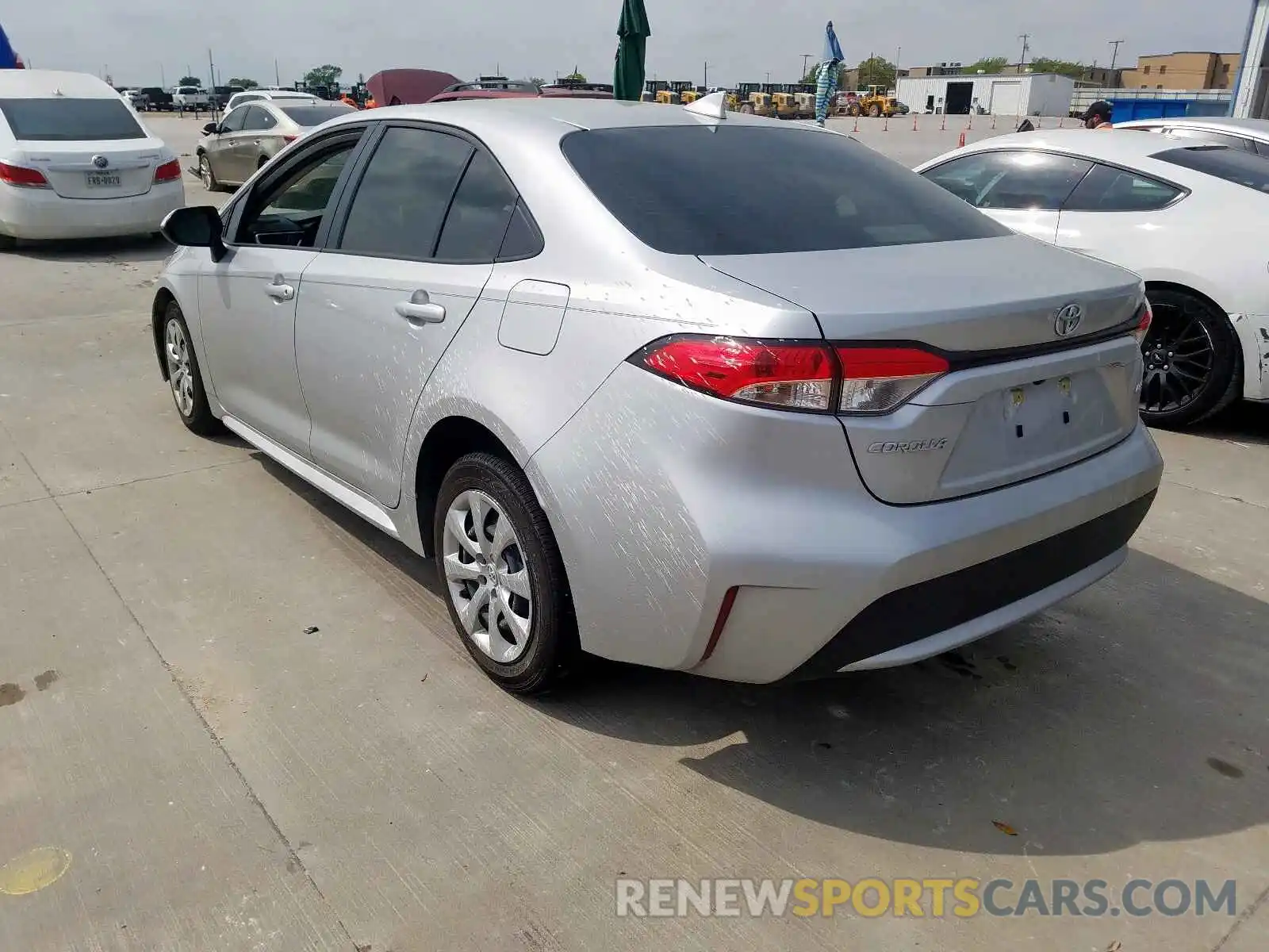 3 Photograph of a damaged car JTDEPRAE1LJ062425 TOYOTA COROLLA 2020