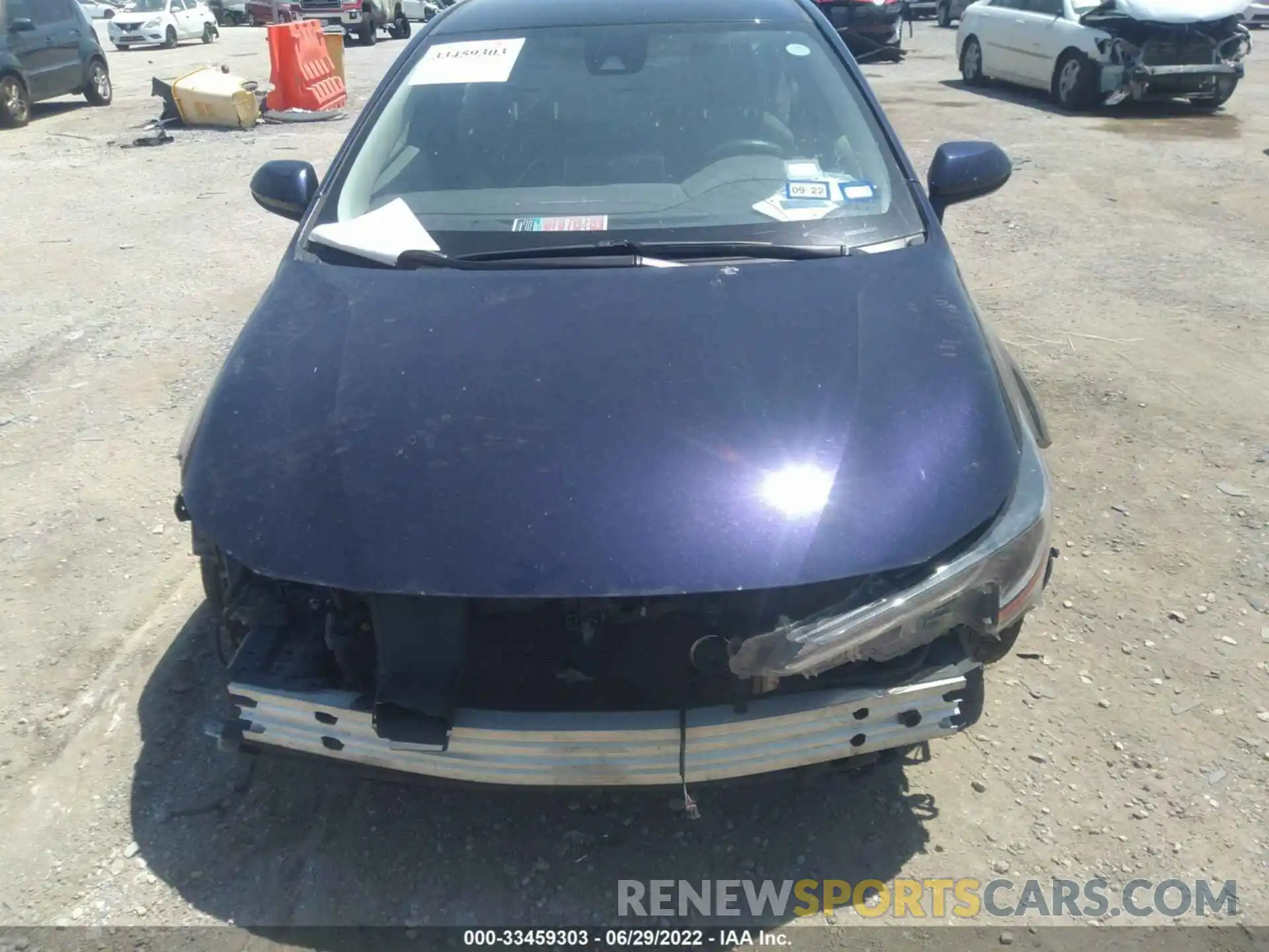 6 Photograph of a damaged car JTDEPRAE1LJ064420 TOYOTA COROLLA 2020